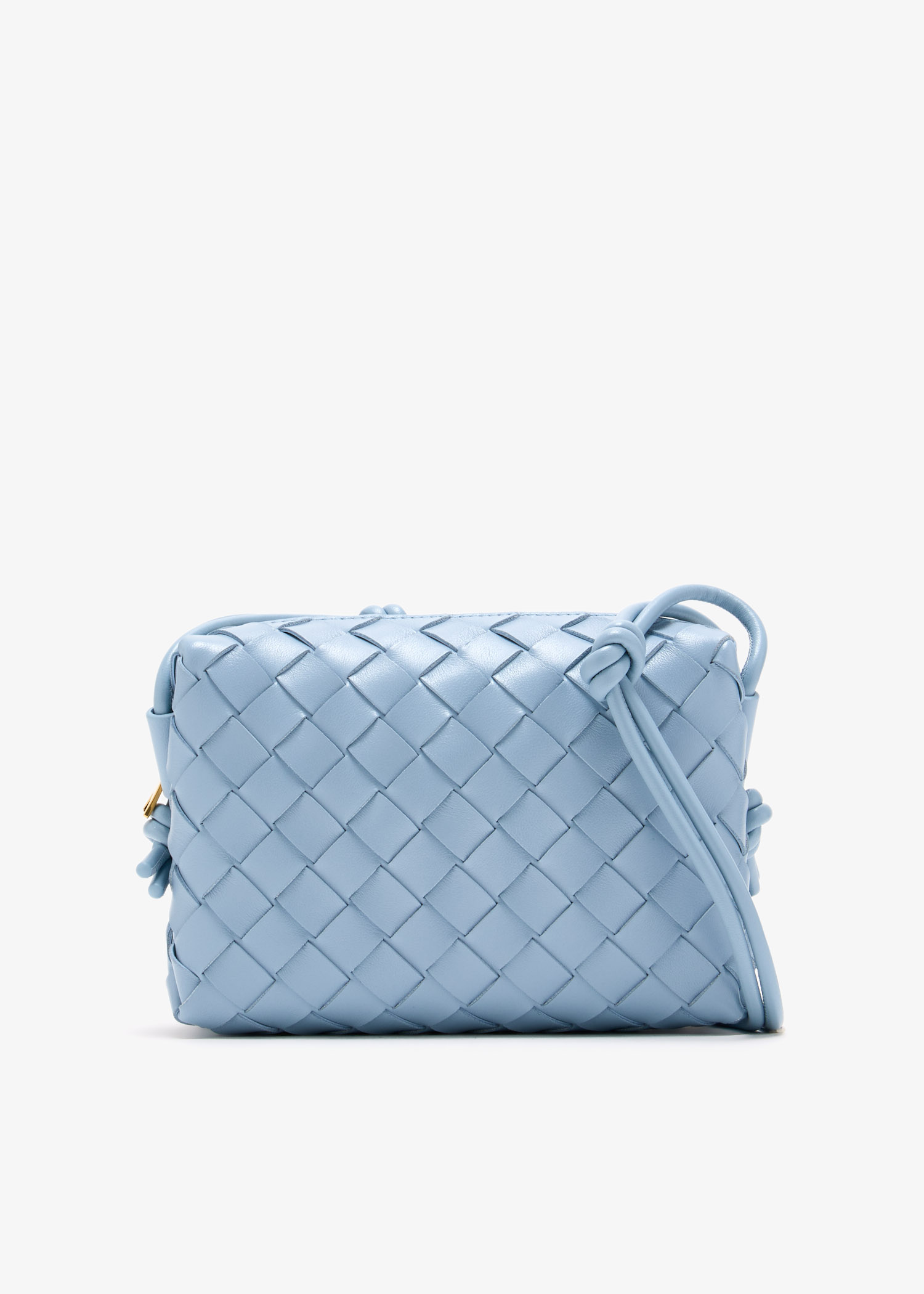 ★関税込★BOTTEGA VENETA★MINI LOOP CROSSBODY BAG★BLUE Bottega Veneta Mini Loop camera bag for Women - Blue in UAE