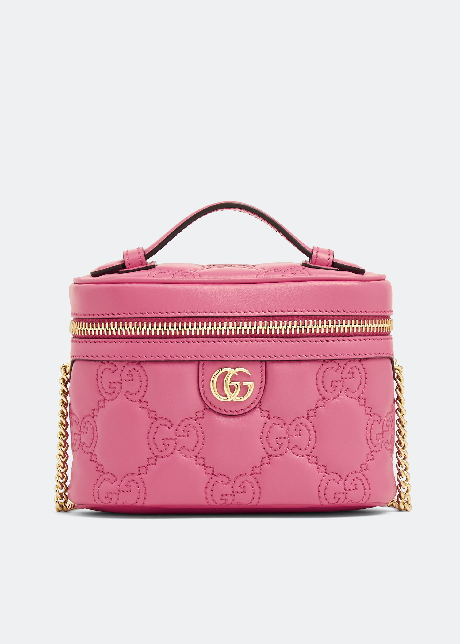 Gucci GG Matelassé top handle mini bag for Women - Pink in