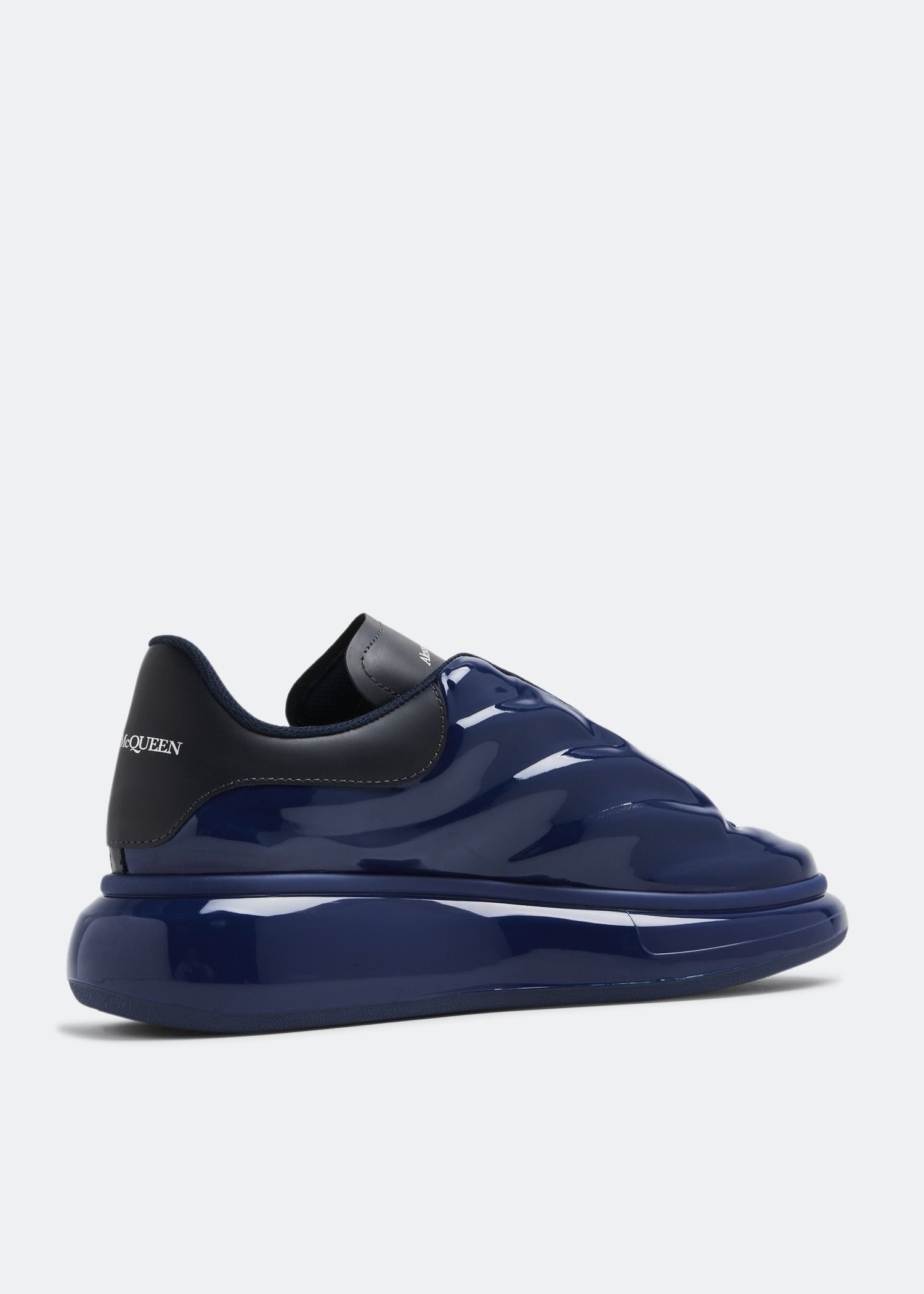 McQueen Oversized gloss sneakers for Men - Blue in USA | Level Shoes
