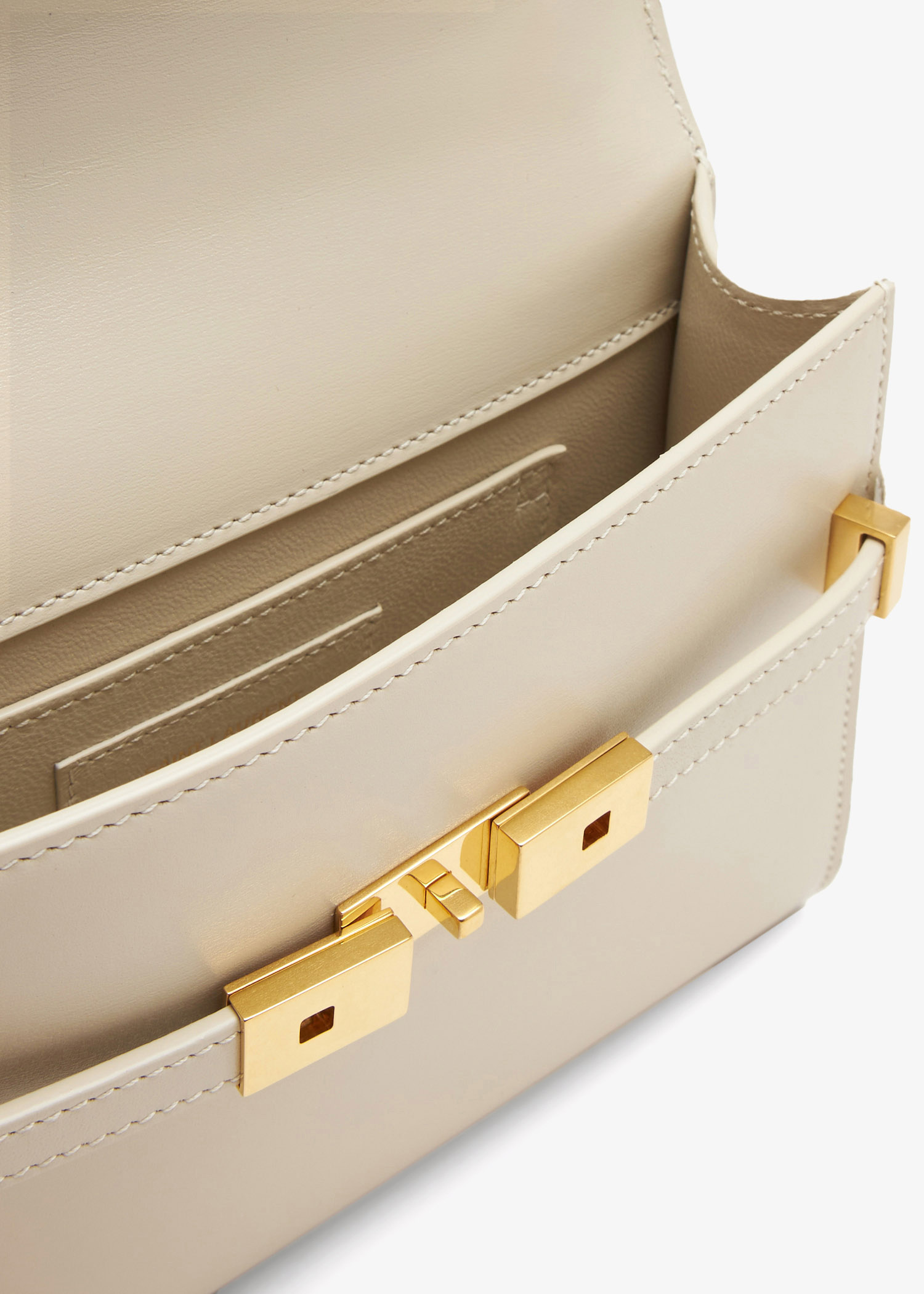 Saint Laurent Manhattan mini shoulder bag for Women - White