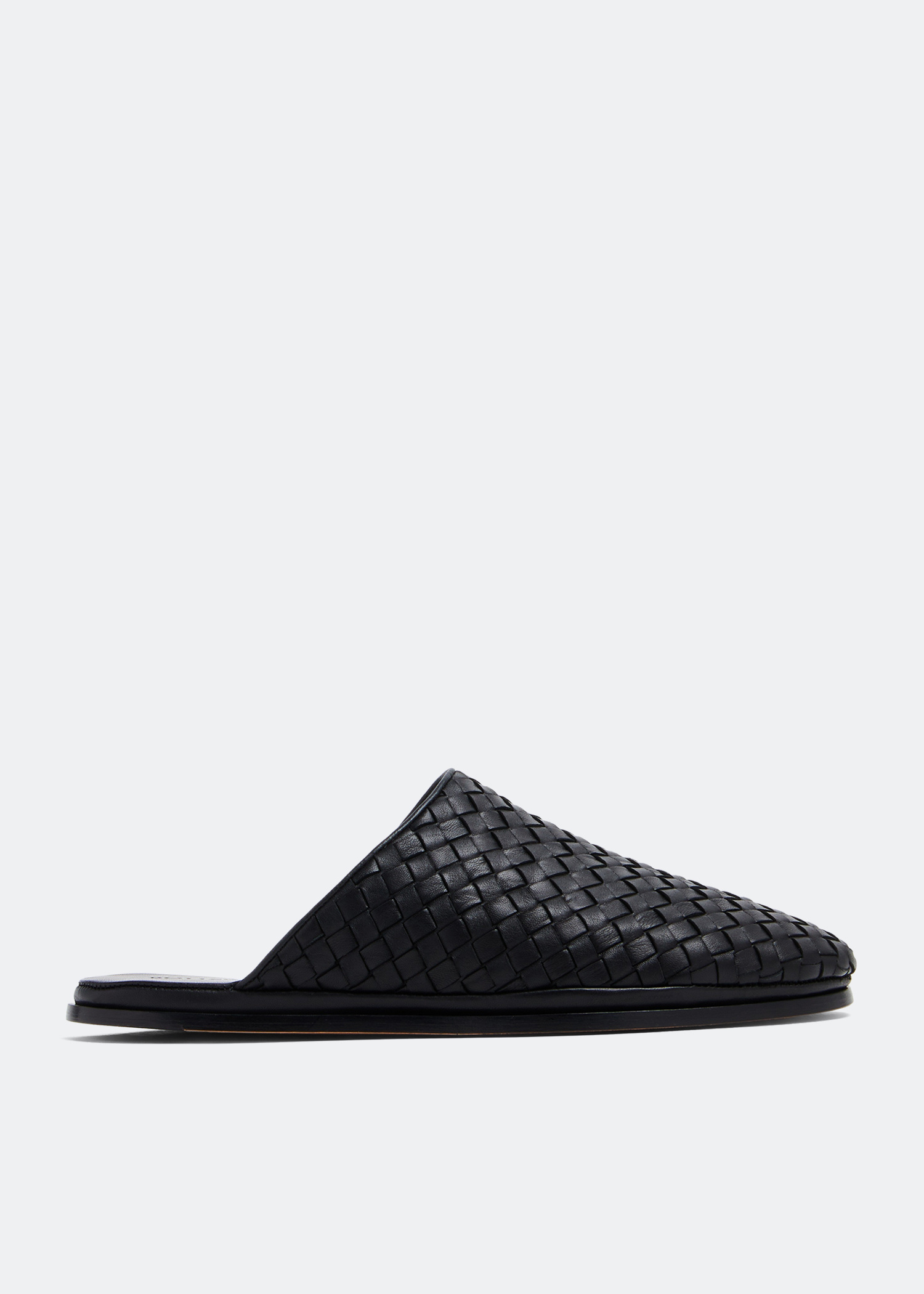 VIP【送料関税込】BottegaVeneta Leather Slippers Bottega Veneta Sunday slippers for Men - Brown in UAE