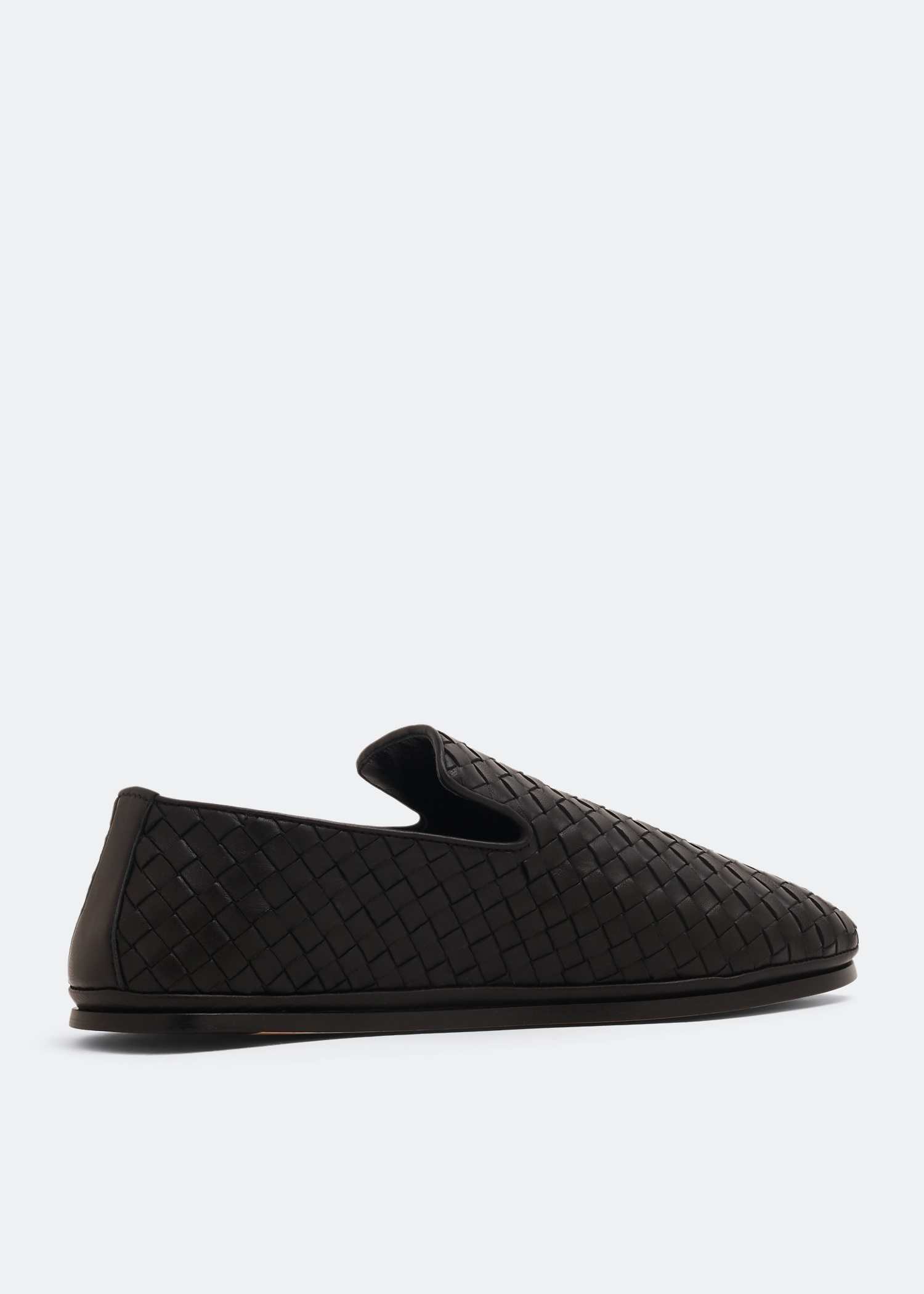 Bottega Veneta Intrecciato leather slippers for Men - Black