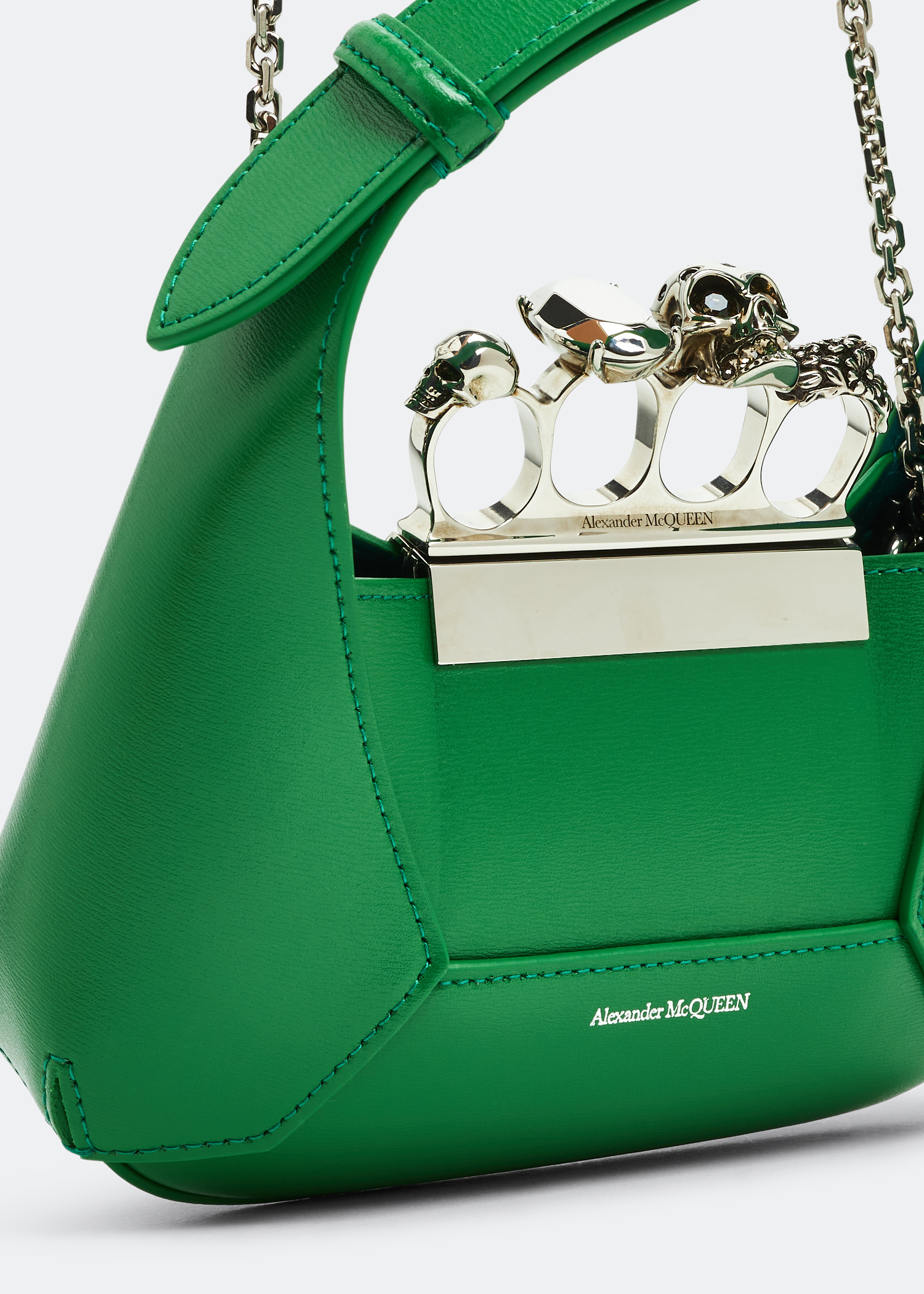McQueen Jewelled mini hobo bag for Women - Green in UAE | Level Shoes