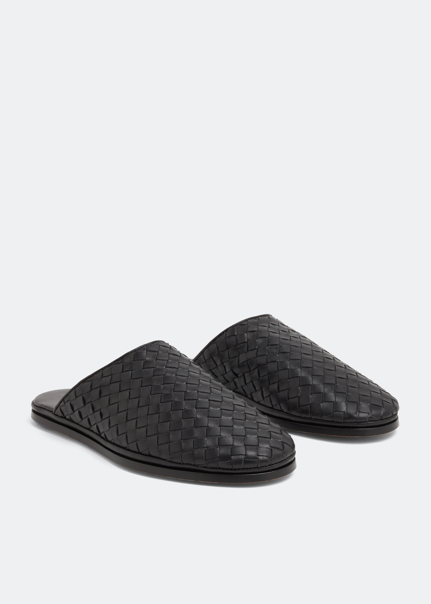 Bottega Veneta Intrecciato mules for Women - Black in UAE