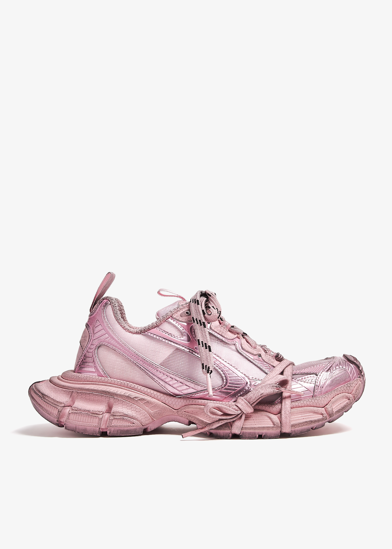 スニーカー Balenciaga Skin Pink Eva Zero Sneakers BALENCIAGA Women's 'Runner' Low-Top Nylon & Mesh Sneakers