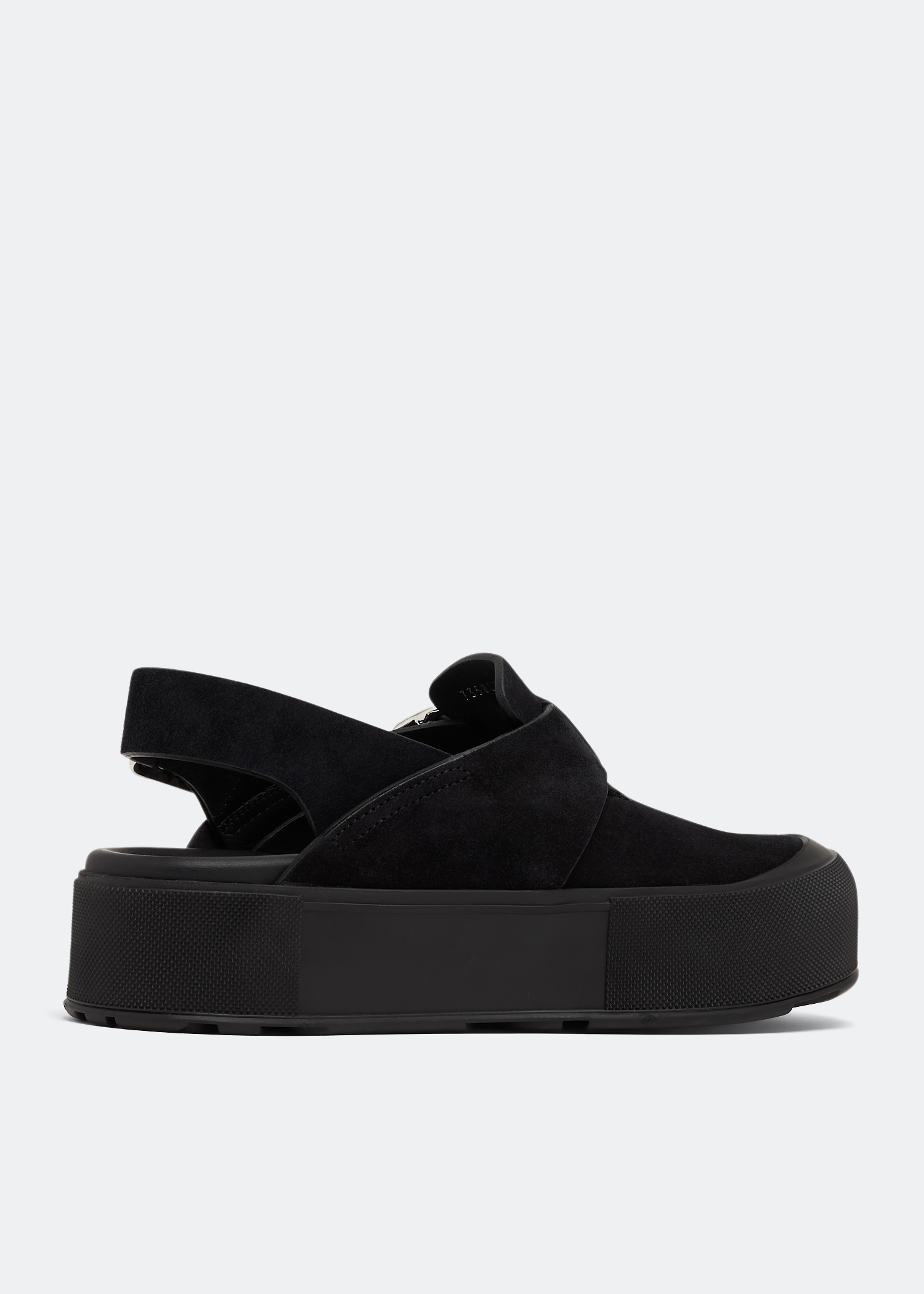 McQueen Mount Slick sandals for Men - Black in Oman | Level