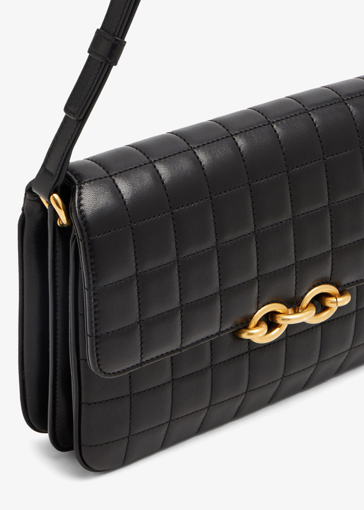 Saint Laurent Le Maillon satchel for Women - Black in Qatar