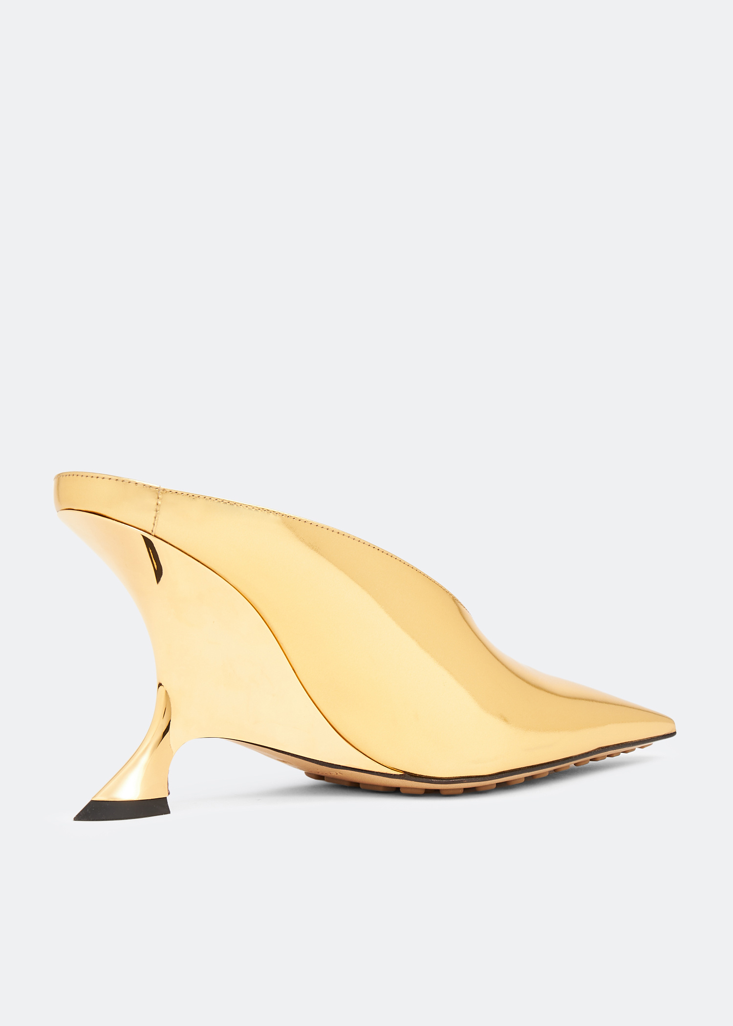 Bottega Veneta Rocket mules for Women - Gold in UAE | Level