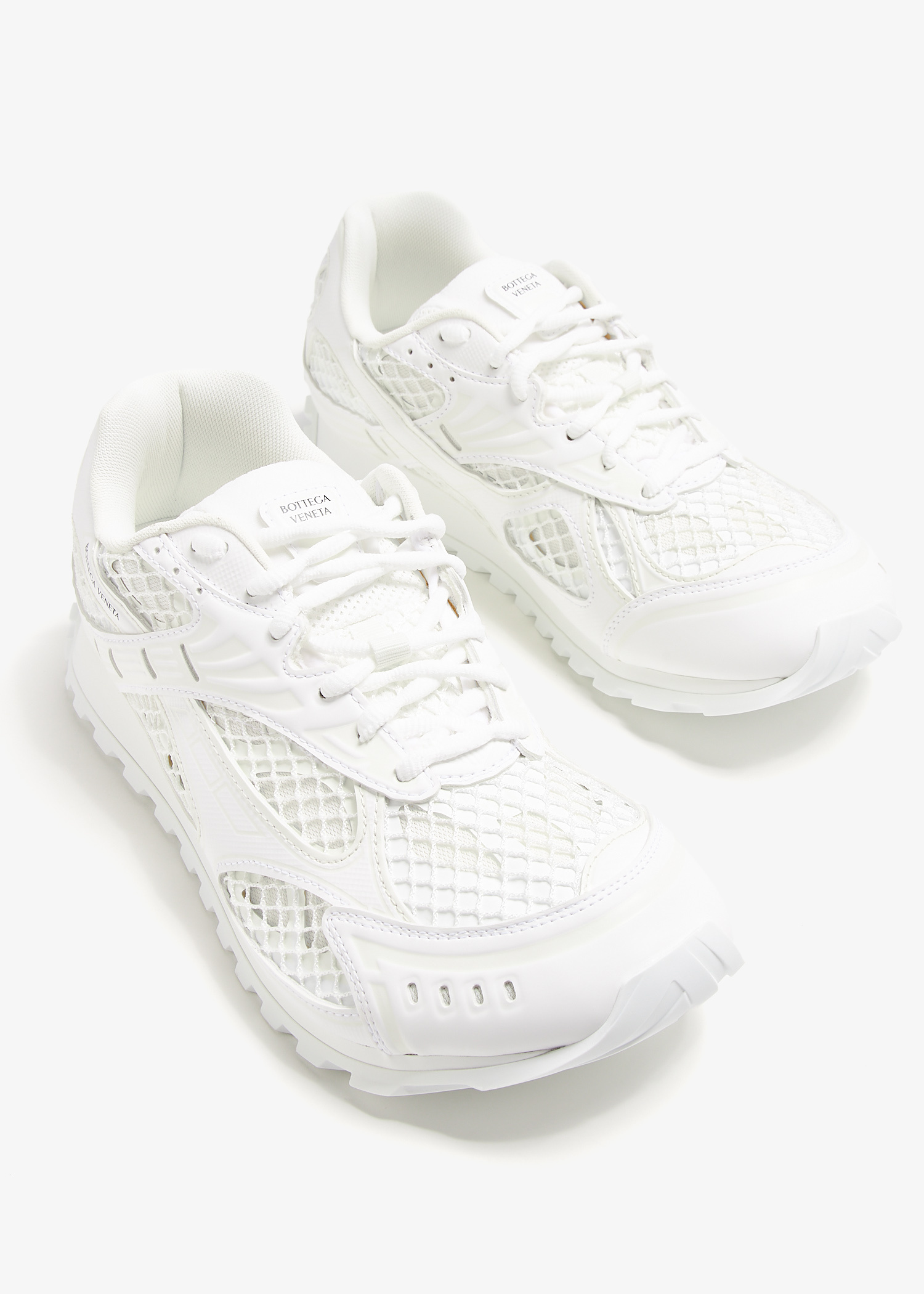 新作【Bottega Veneta】Orbit ランナースニーカー、ホワイト BOTTEGA VENETA | ORBIT SNEAKERS