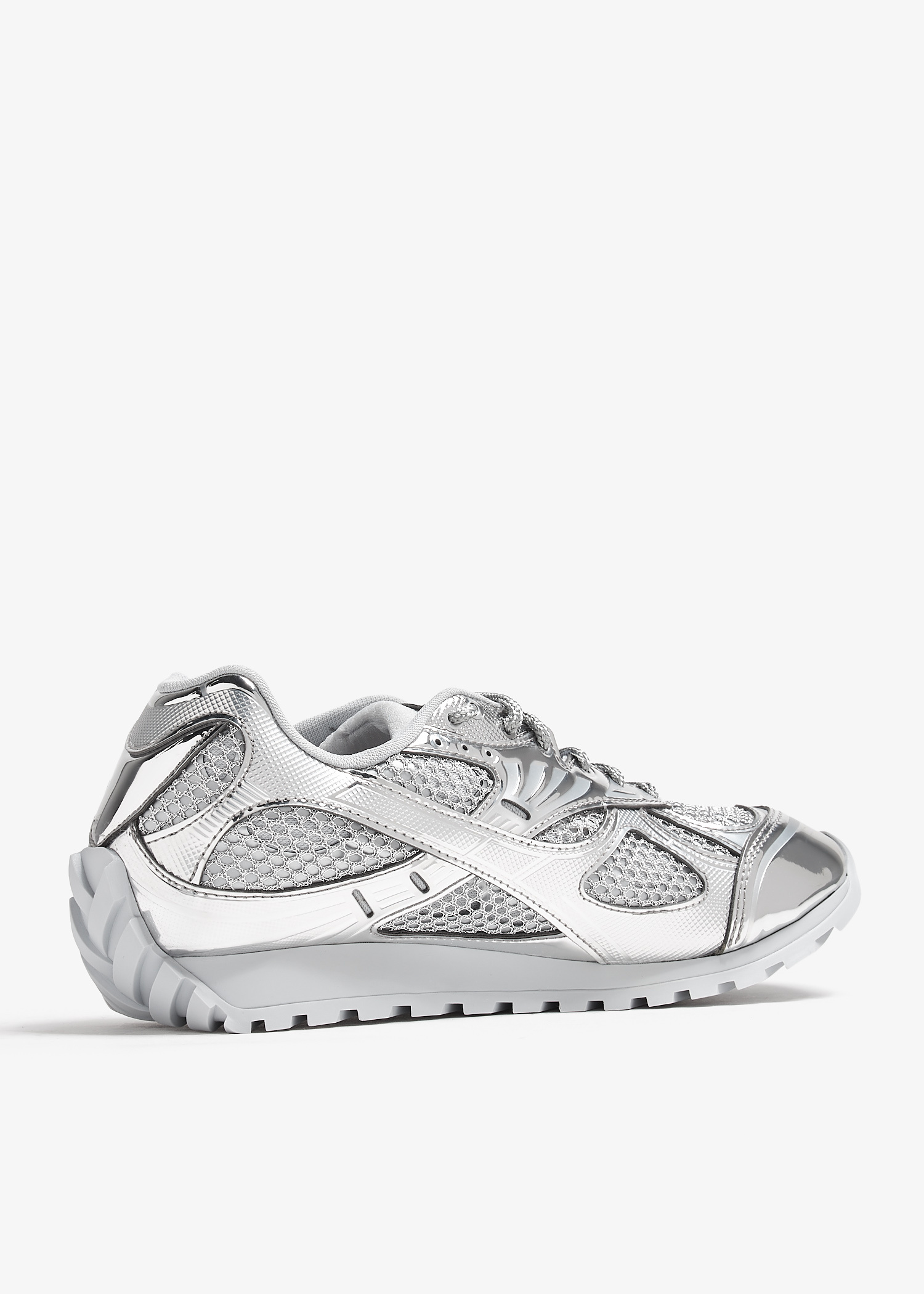 【新しい自分へ♪】BottegaVeneta Orbit sneakers gloss silver Bottega Veneta Orbit Silver White Men's - 741357V2X401425 - US