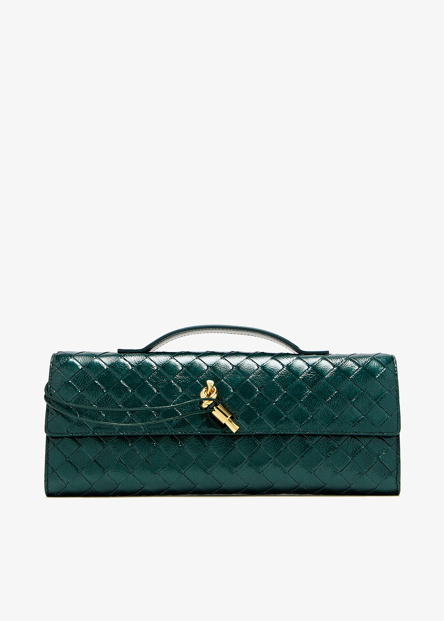 Bottega Veneta Andiamo clutch for Women - Green in UAE