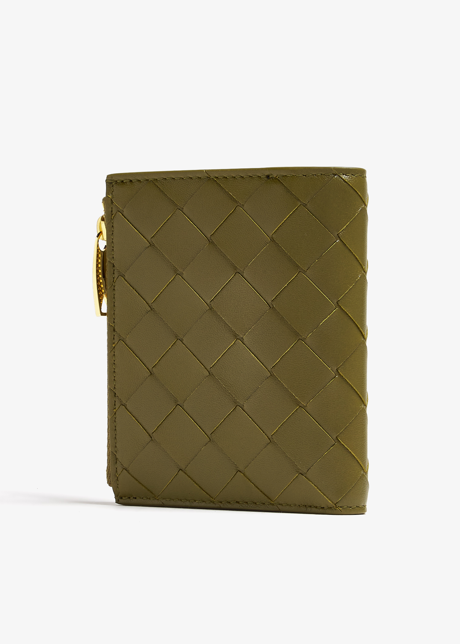 折りたたみ財布 INTRECCIATO BI-FOLD SMALL WALLET Bottega Veneta Small Intrecciato Bifold Zip Wallet | Nordstrom