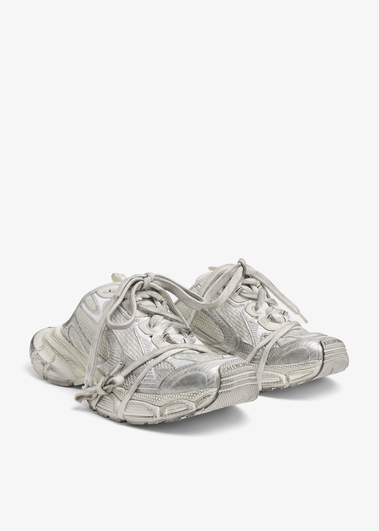Balenciaga 3XL mule sneakers for Men - Silver in UAE | Level Shoes