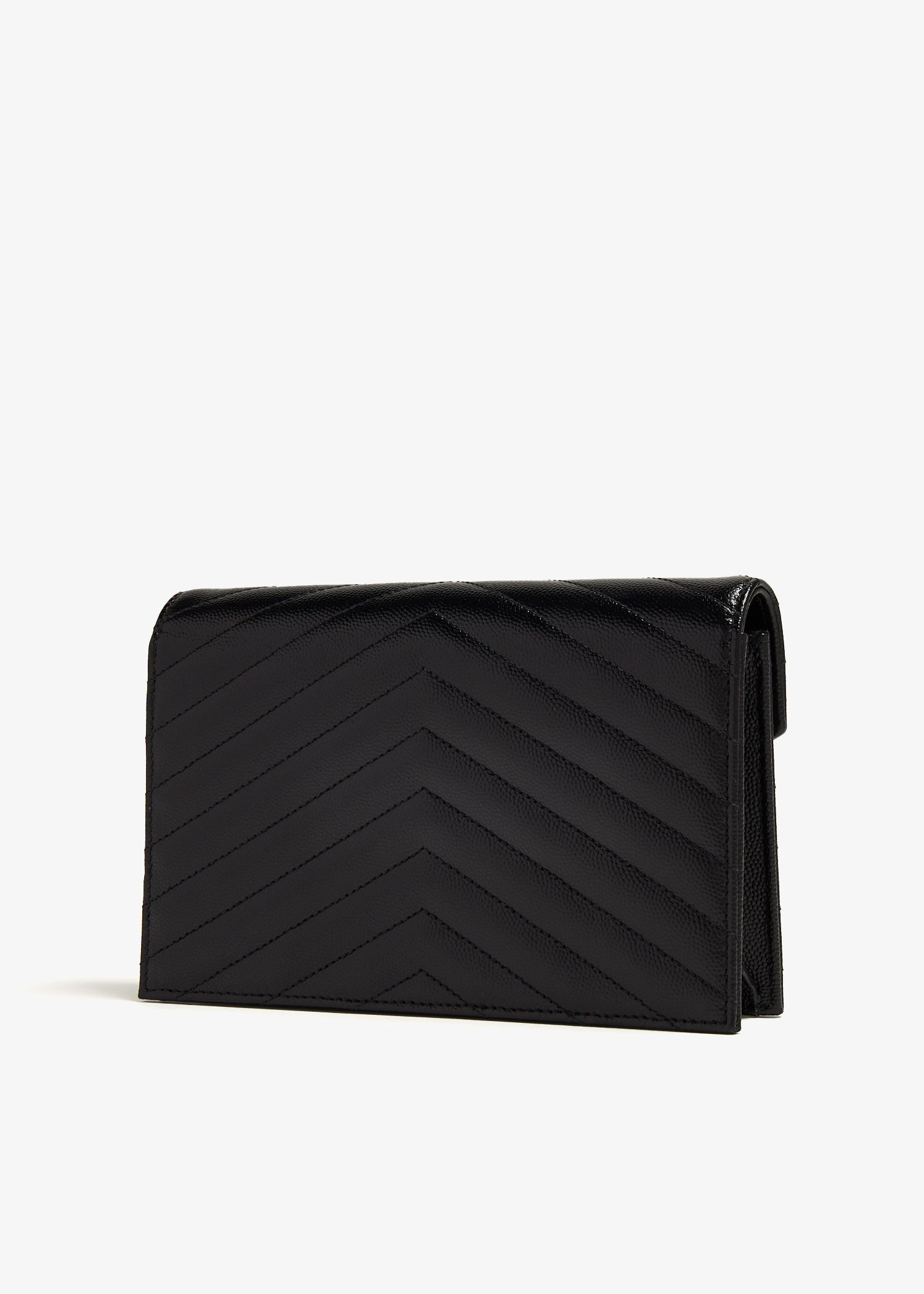 Saint Laurent ウォレット 742920BOW011000 カサンドラ エンベロープ チェーンウォレット（グレイン・ド