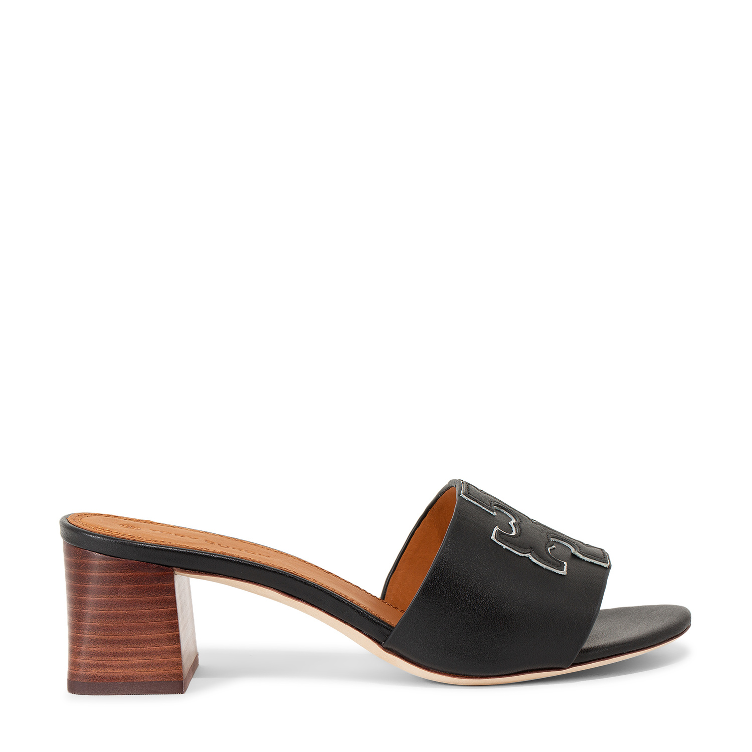 Tory Burch Ines mid-heel slide sandals for Women - Black in
