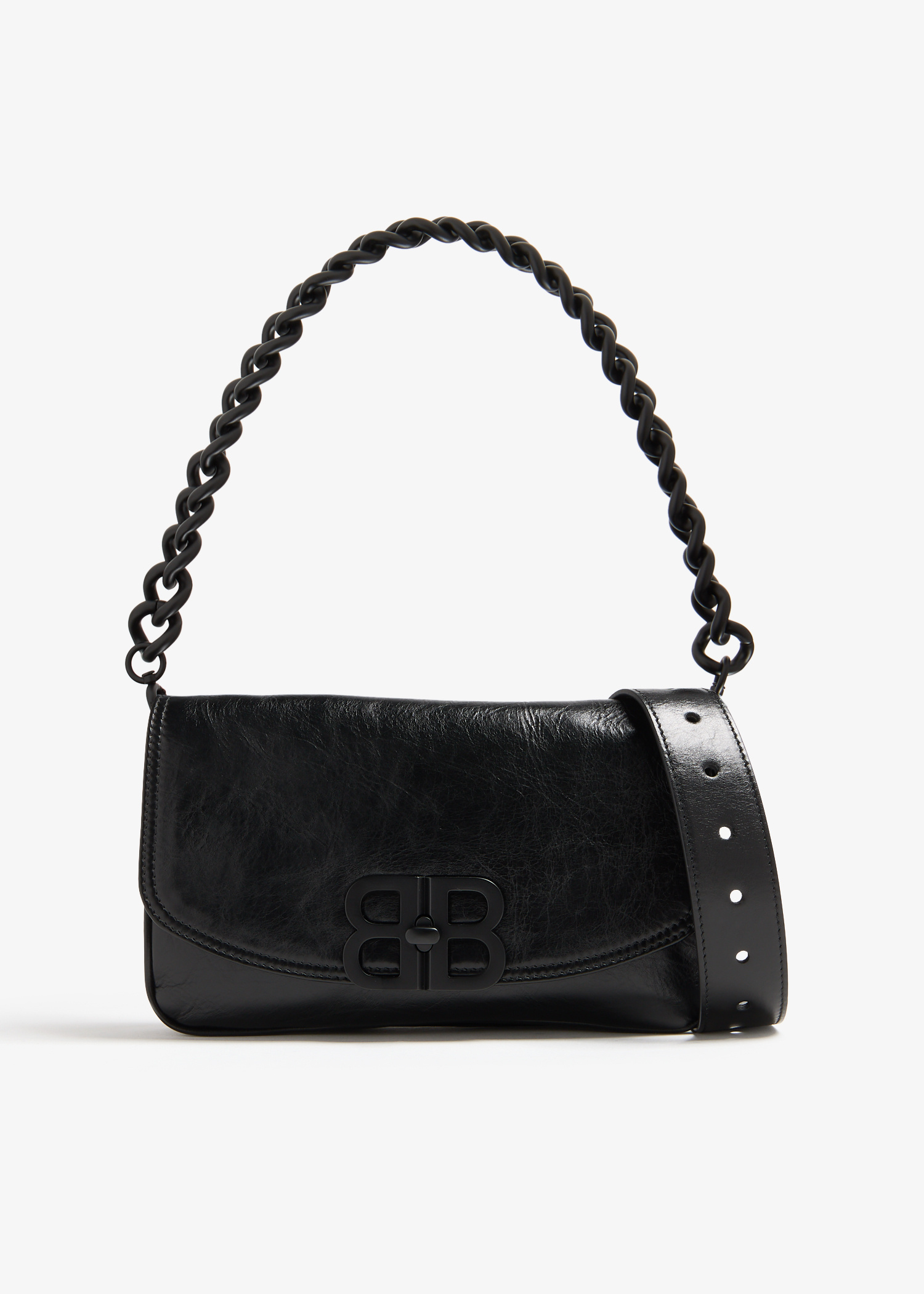 【関税＆送料込み】Balenciaga Bb Soft Flap Medium Purse Balenciaga 'Bb Soft Medium Flap' Shoulder Bag in Black