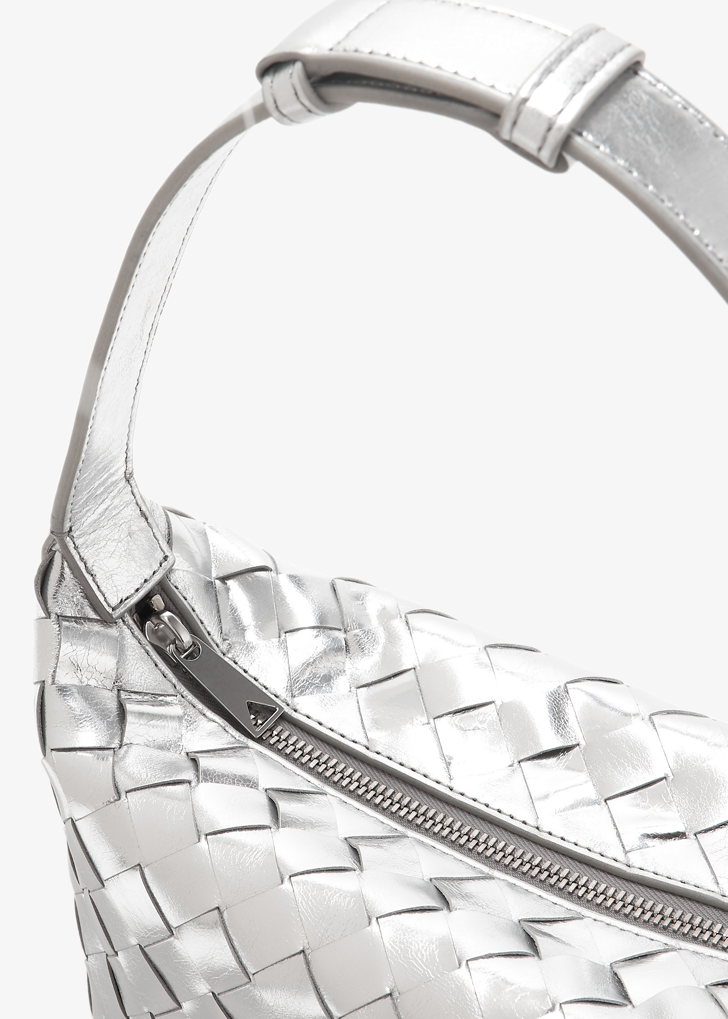 Bottega Veneta Wallace bag for Women - Silver in Kuwait