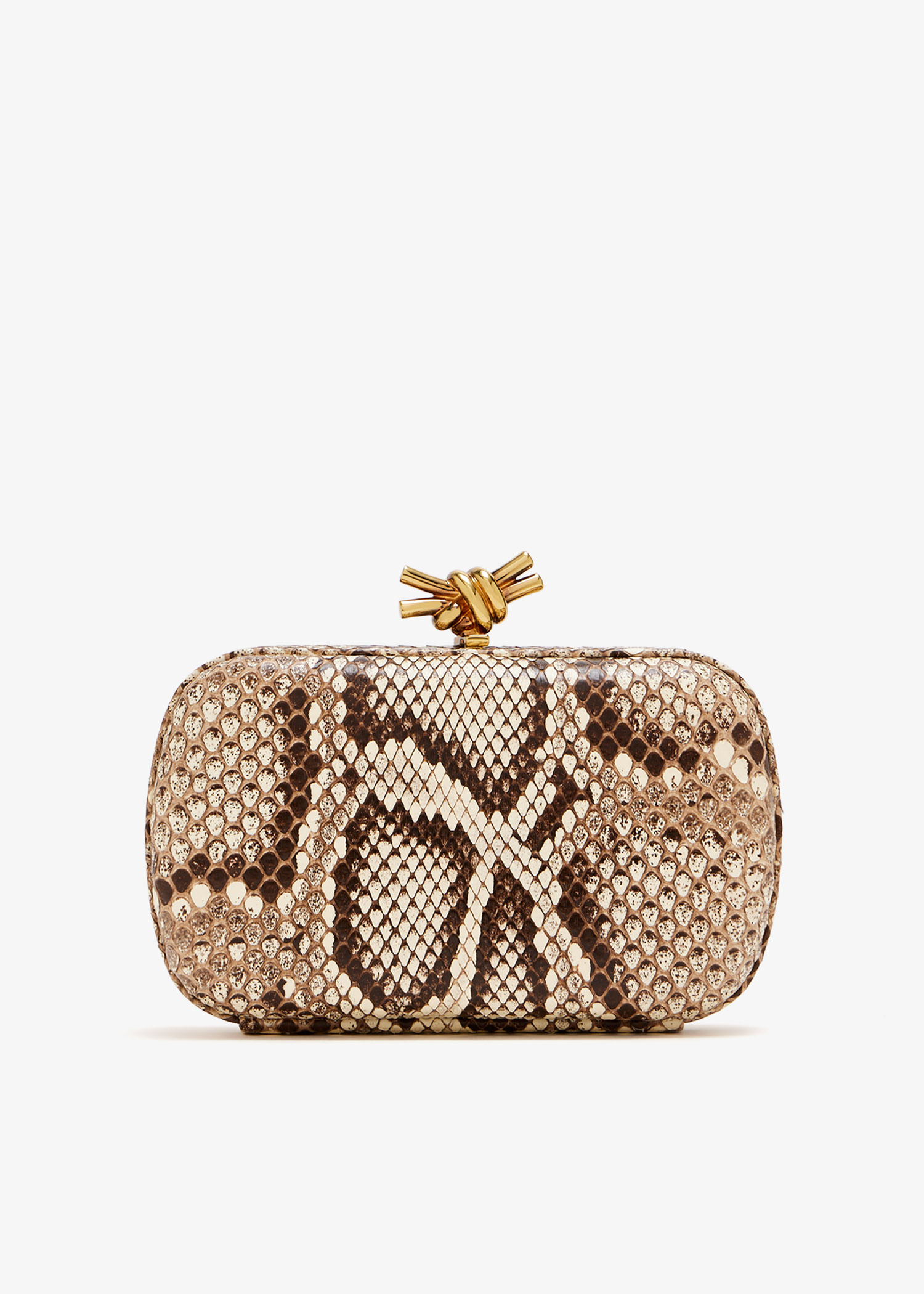 Bottega Veneta Knot clutch for Women - Animal Printed in UAE