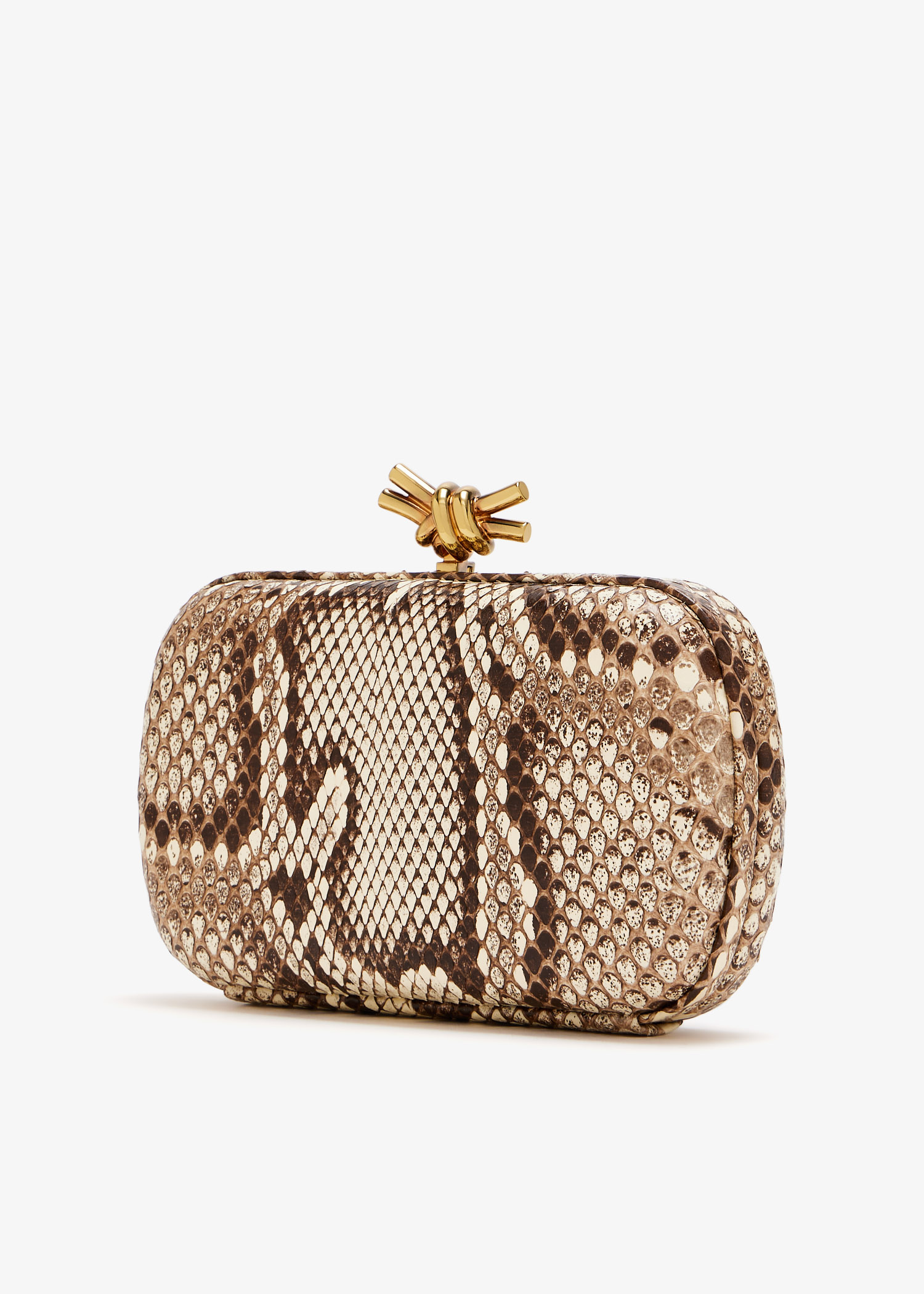Bottega Veneta Knot clutch for Women - Animal Printed in UAE