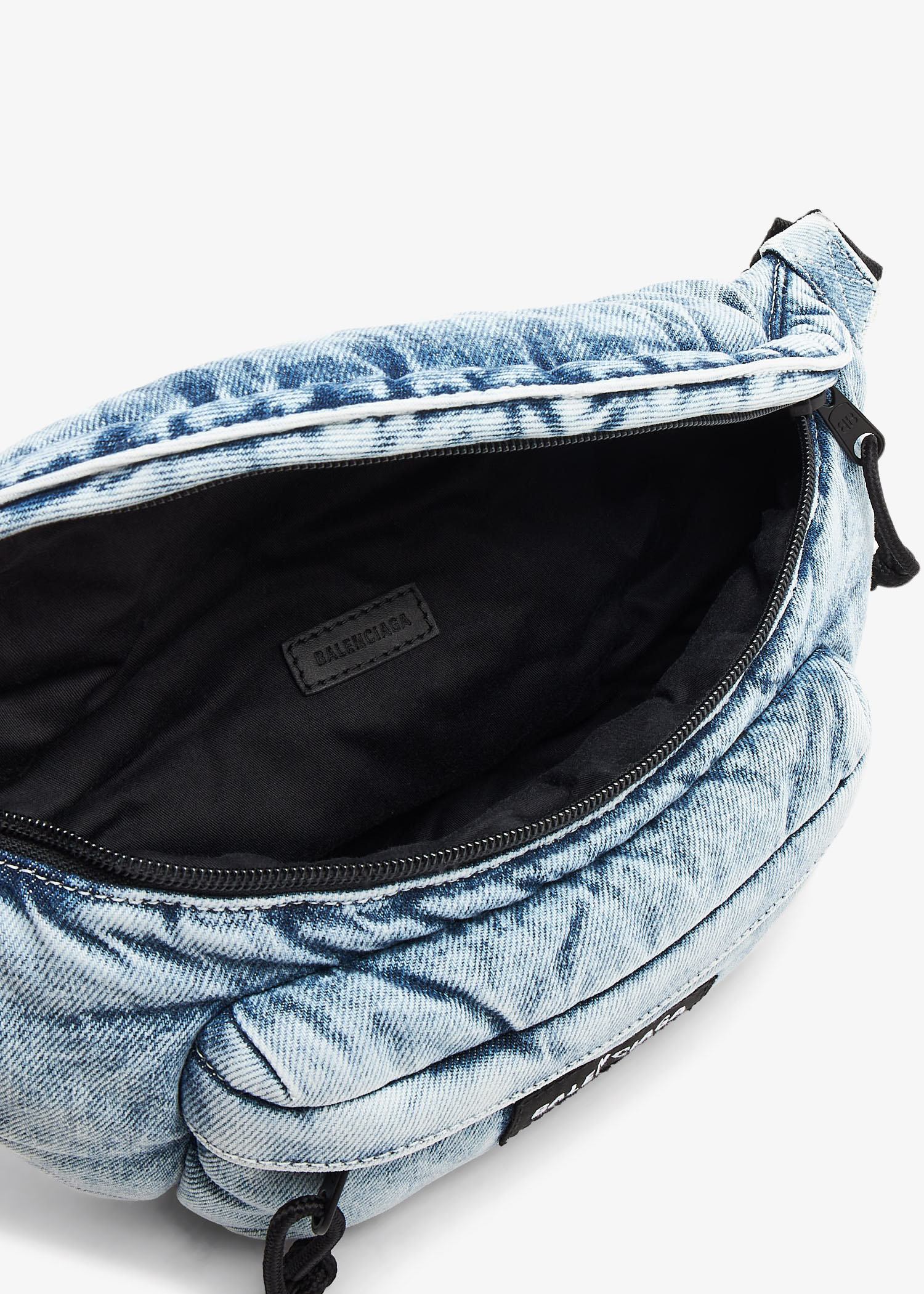 24PF new/BALENCIAGA エクスプローラーベルトバッグ Bag Blue Balenciaga Blue Nylon Explorer Pouch Crossbody Bag | Yoogi's