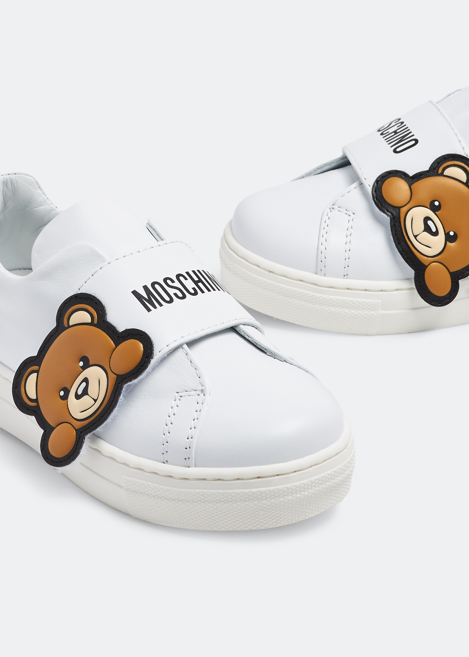 Moschino Teddy Patch velcro-strap sneakers for Kids Unisex Moschino Teddy Patch velcro-strap sneakers for Kids Unisex