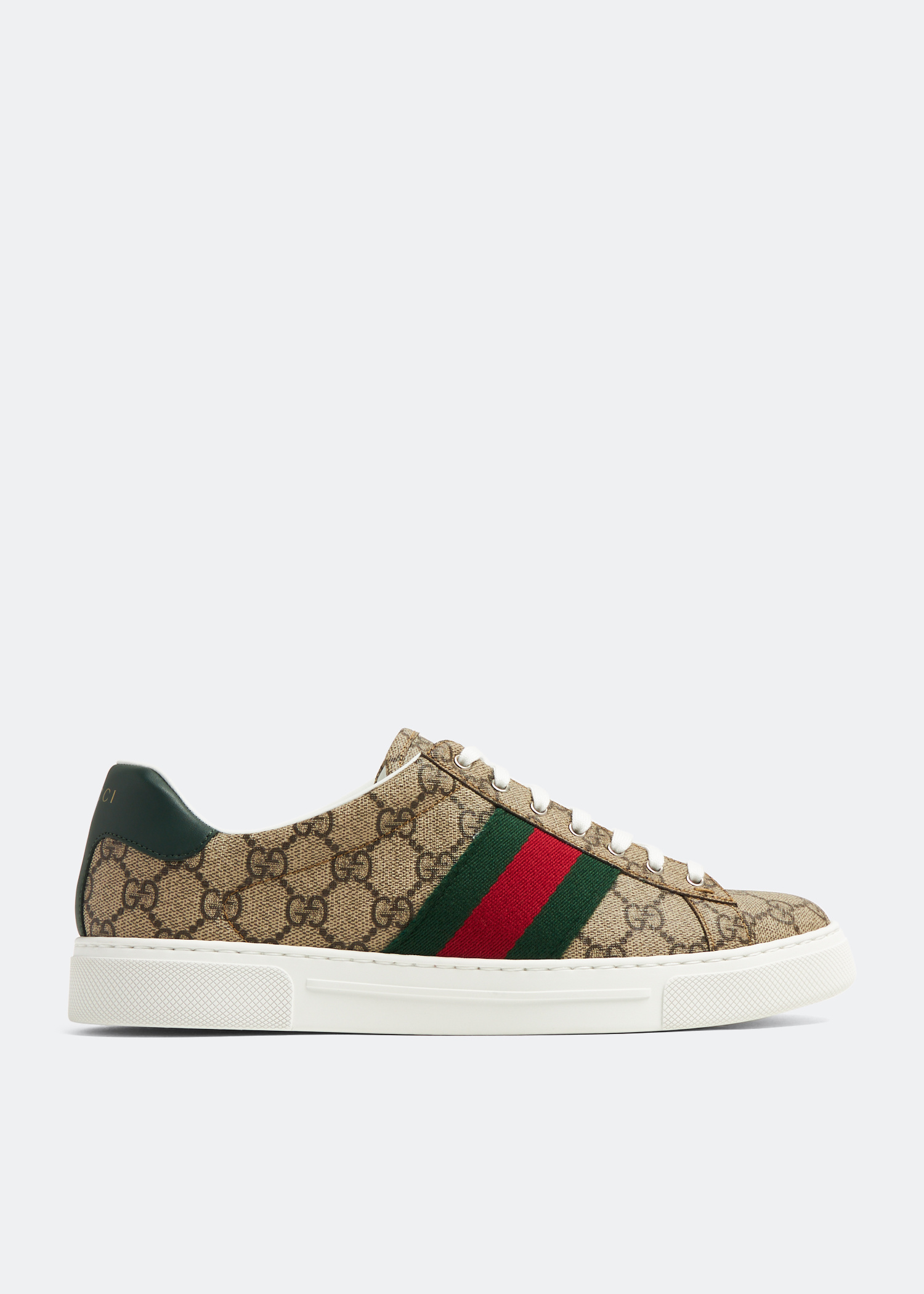 【GUCCI】Ace Web Sneakers/追跡+関税+全国送料込み Gucci Ace web-trim Sneakers | Black | FARFETCH