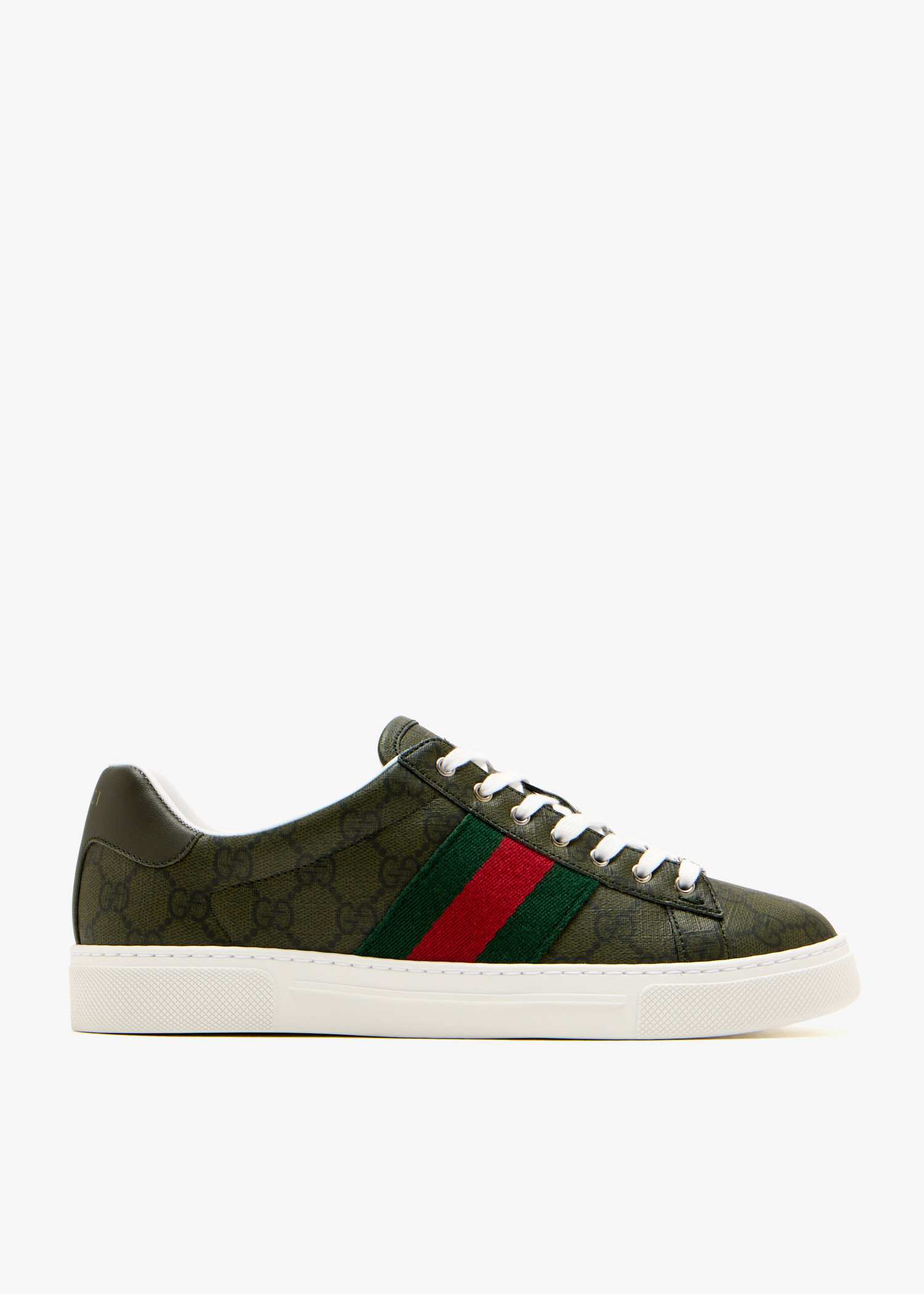 Gucci Ace Web sneakers for Men - Green in UAE | Level Shoes