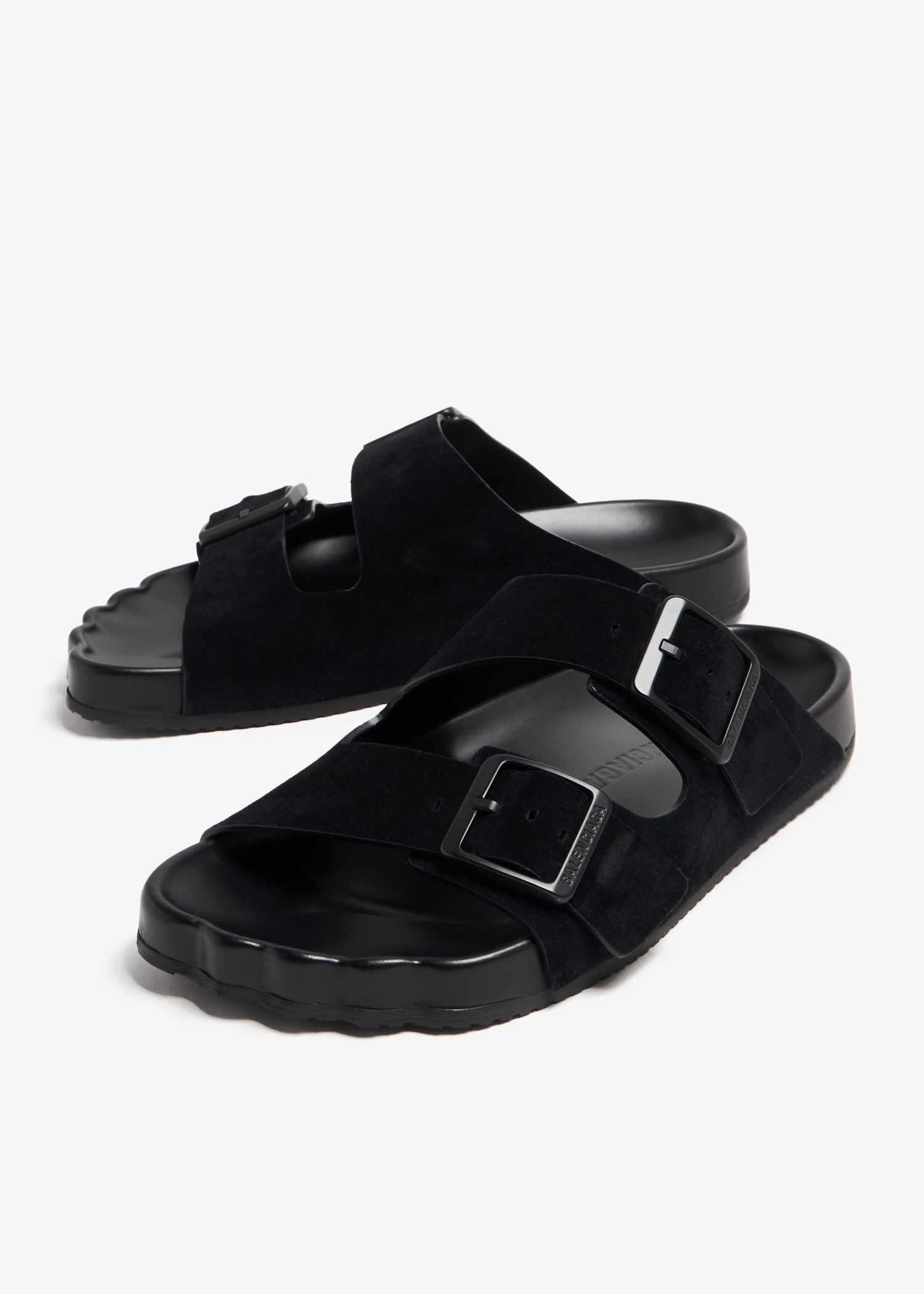 【Balenciaga】SUNDAY SANDAL◆761342WCGA1 Balenciaga Sunday sandals for Men - Black in UAE | Level Shoes