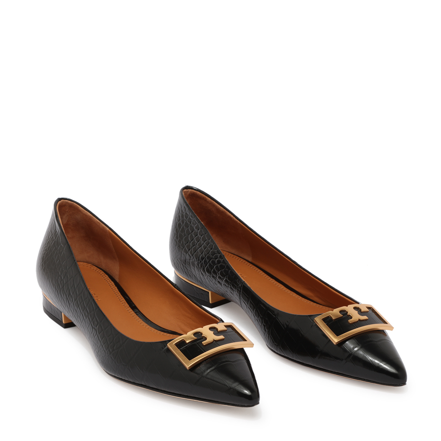 値下げ！未使用！TORY BURCH GIGI POINTY TOE FLAT Tory Burch Gigi point-toe ballet flats for Women - Black in KSA