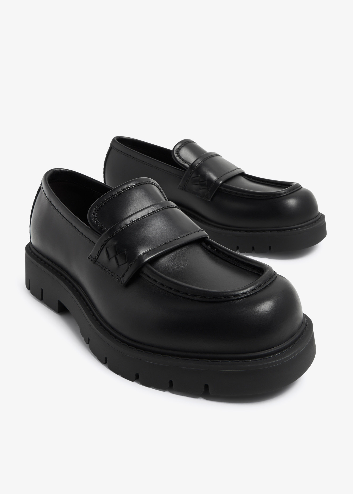 Bottega Veneta Haddock Loafers(PLEASE REQUEST YOUR SIZE BEFORE PURCHASING) Bottega Veneta: Tan Haddock Loafers | SSENSE main image 3