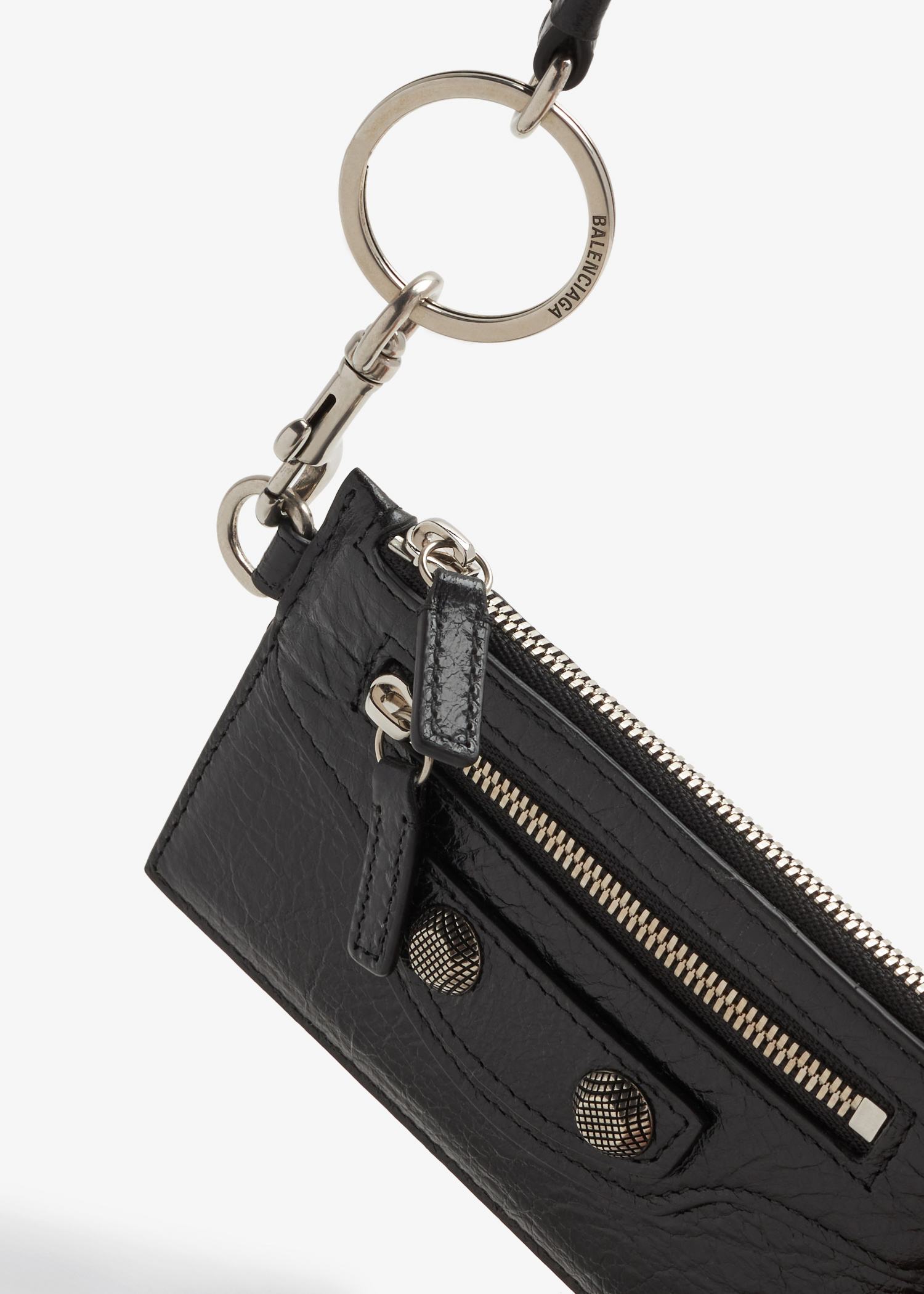 Balenciaga Le Cagole card case on strap for Men - Black in UAE