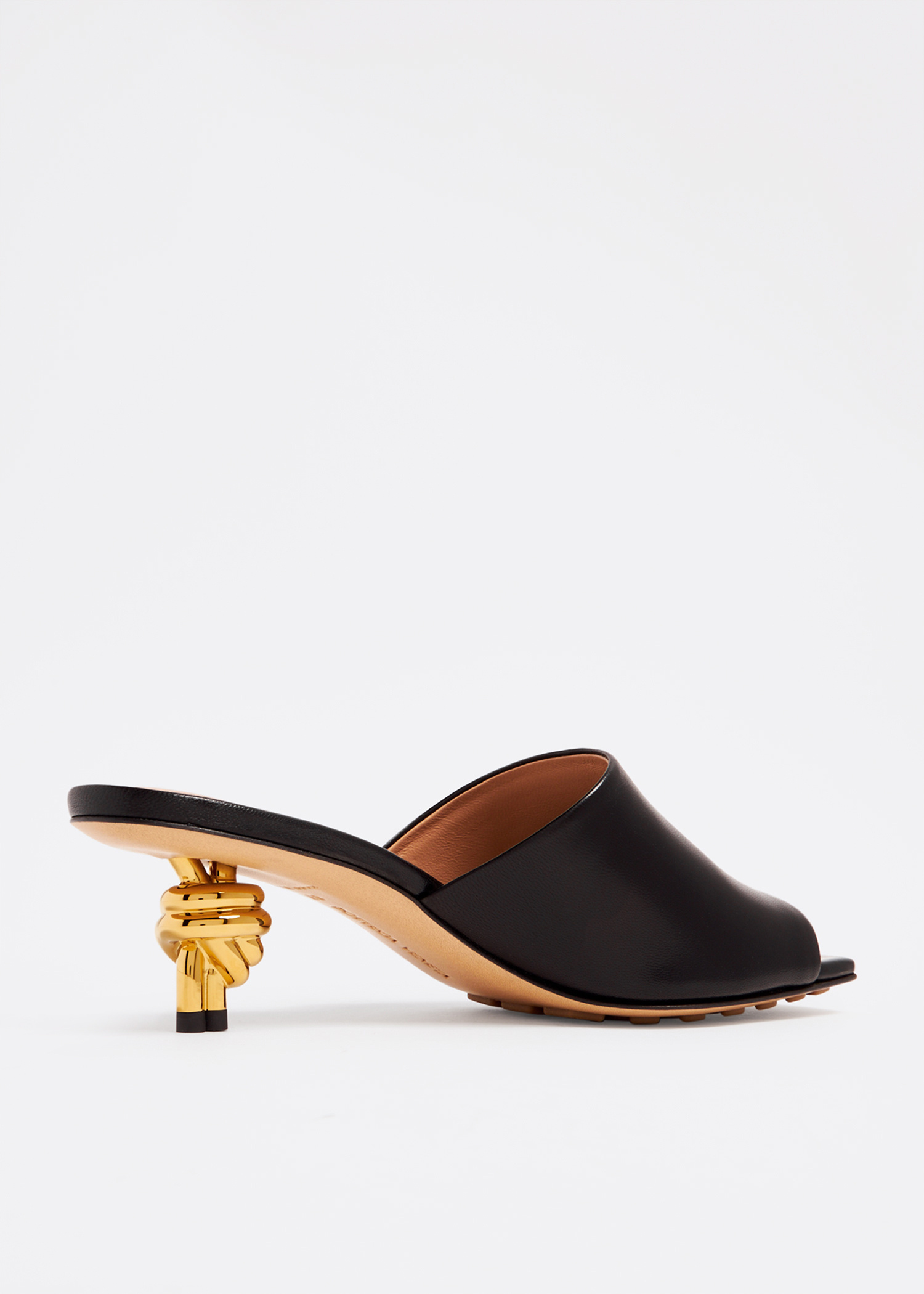 Bottega Veneta Knot mules for Women - Black in UAE | Level Shoes