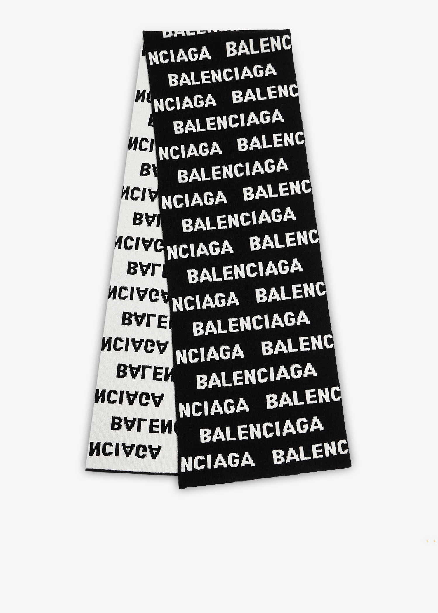 Balenciaga Allover Logo scarf for Women - Black in USA | Level Shoes