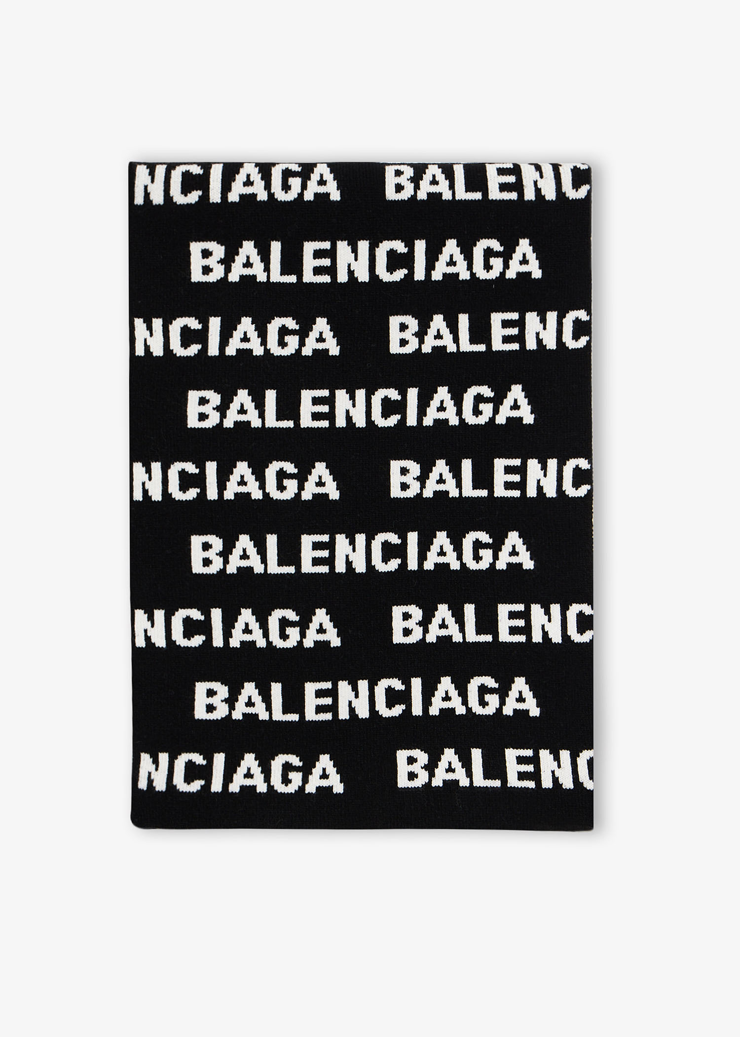Balenciaga Allover Logo scarf for Women - Black in USA | Level Shoes