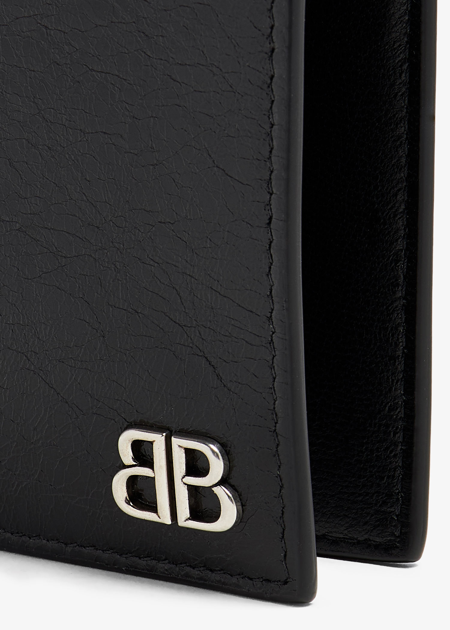 小物 BALENCIAGA Wallet Men's Bifold Wallet Men's Monaco Square Folded Wallet in Grey | Balenciaga US