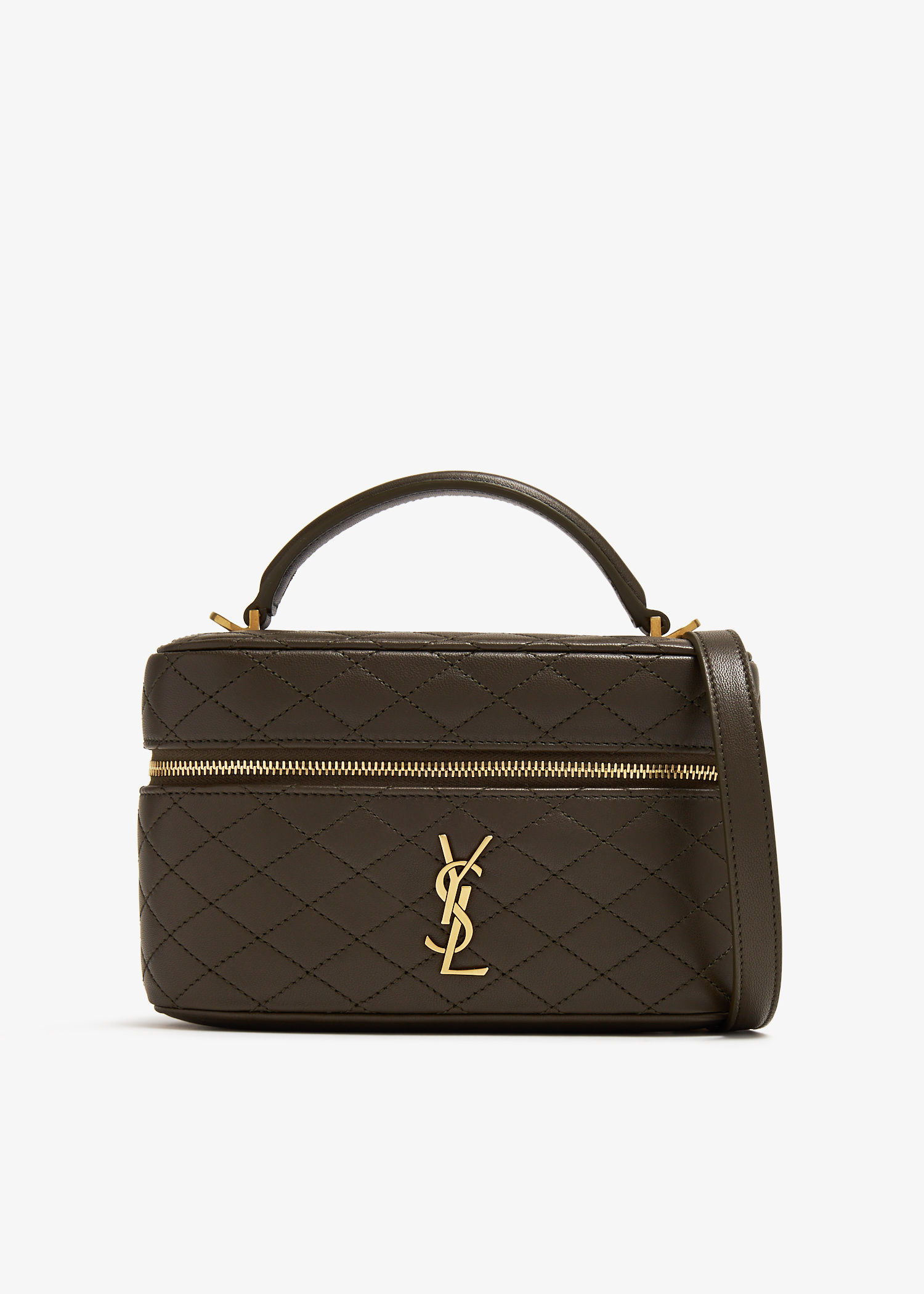 Saint Laurent Gaby mini vanity bag for Women - Khaki in