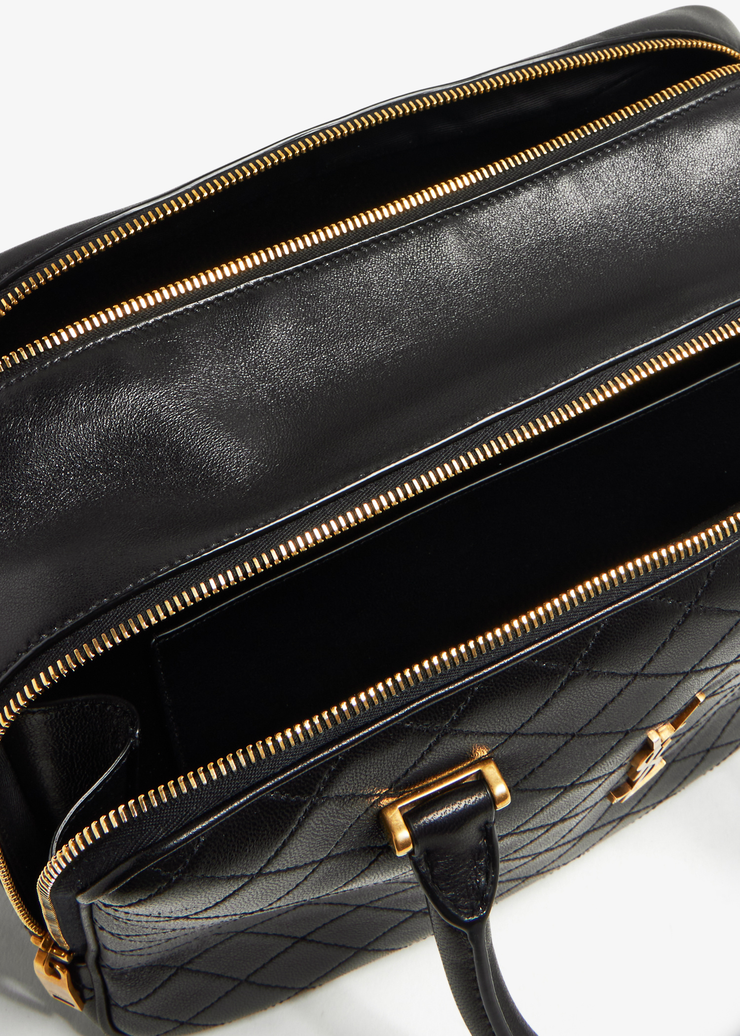 Saint Laurent Lyia duffle bag for Women - Black in KSA | Level Shoes