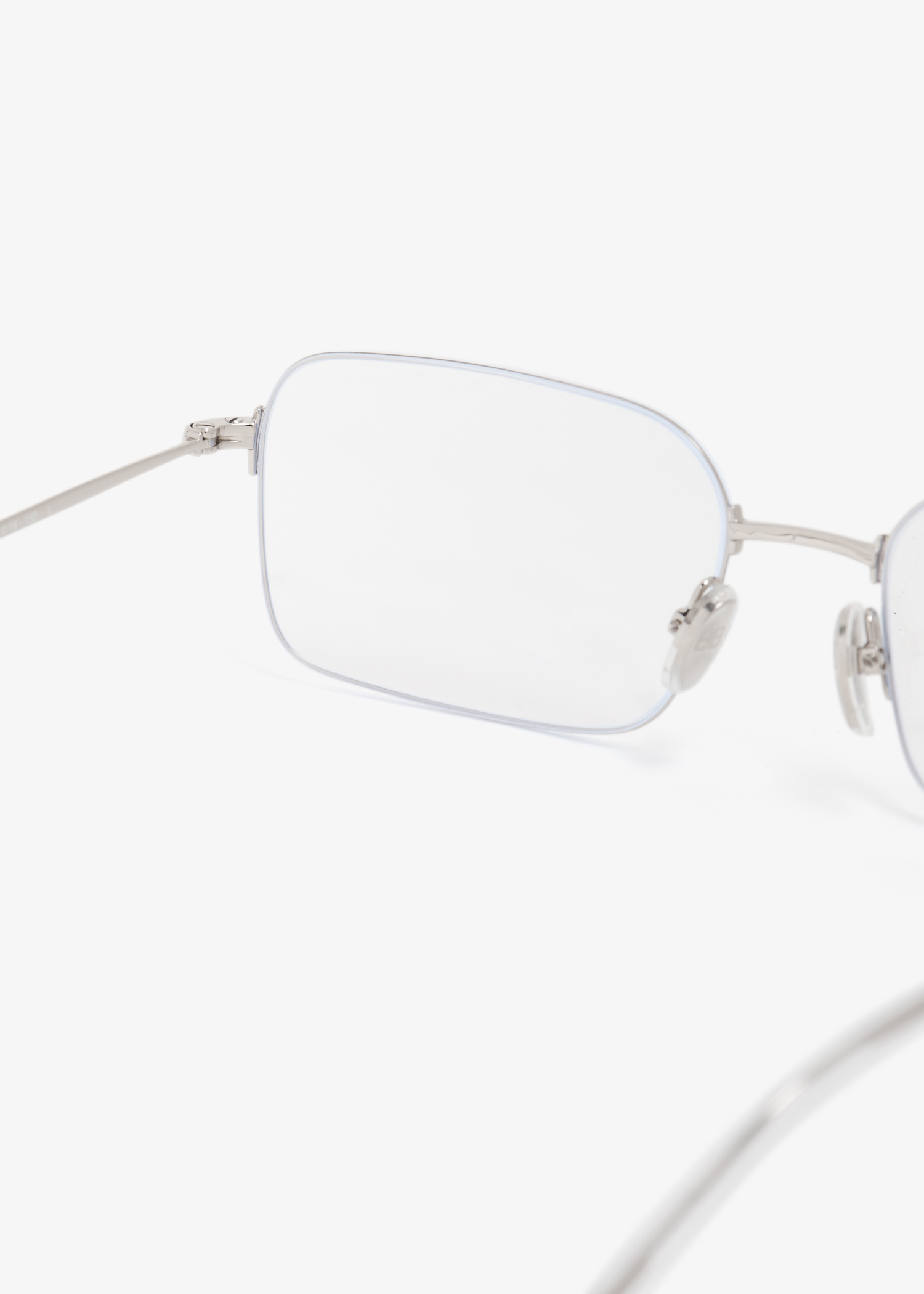 Balenciaga Invisible rectangle sunglasses for Women - Silver in