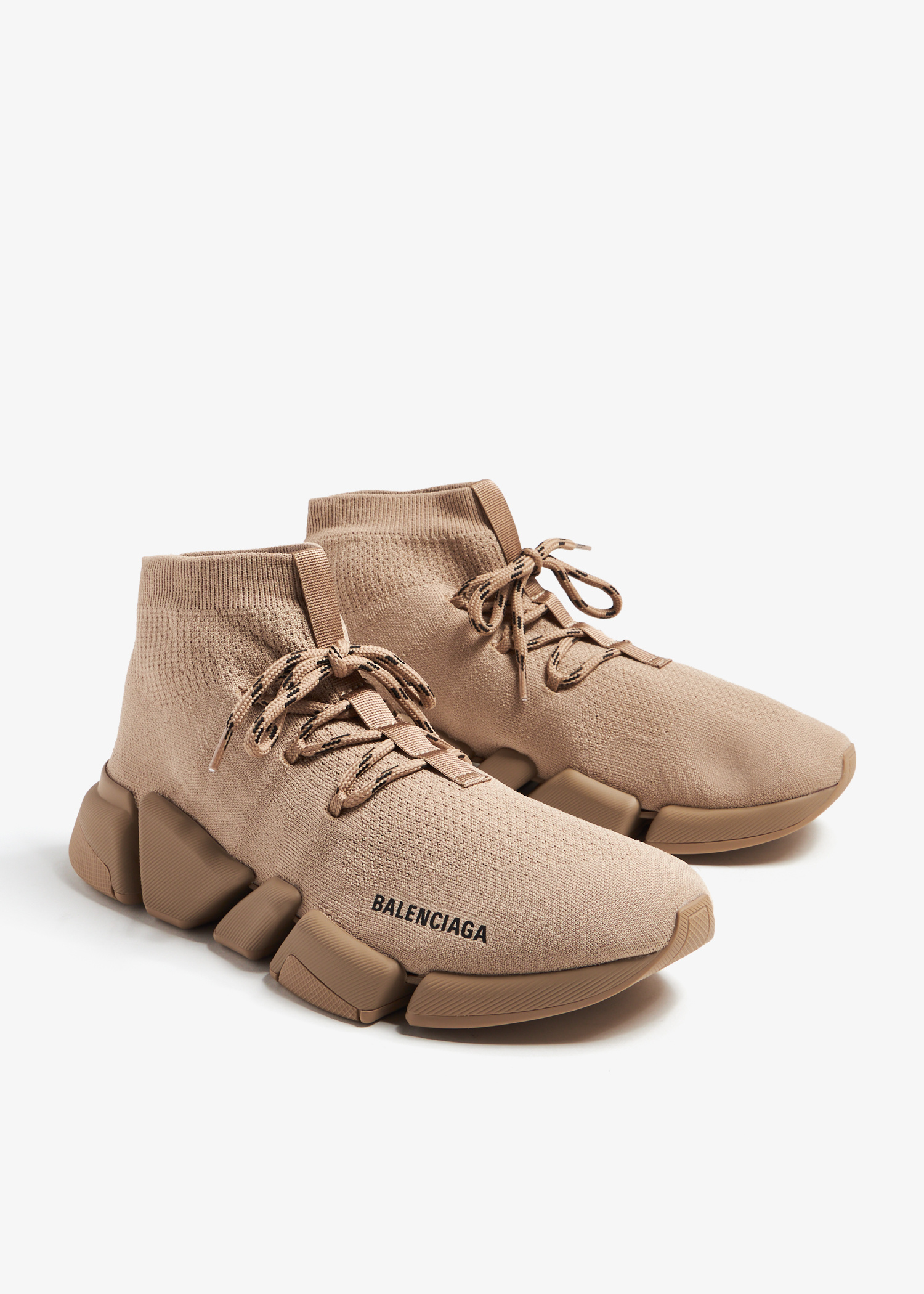 BALENCIAGA パートタイム　スウェード　TAN Balenciaga Speed 2.0 sneakers for Men - Beige in UAE | Level