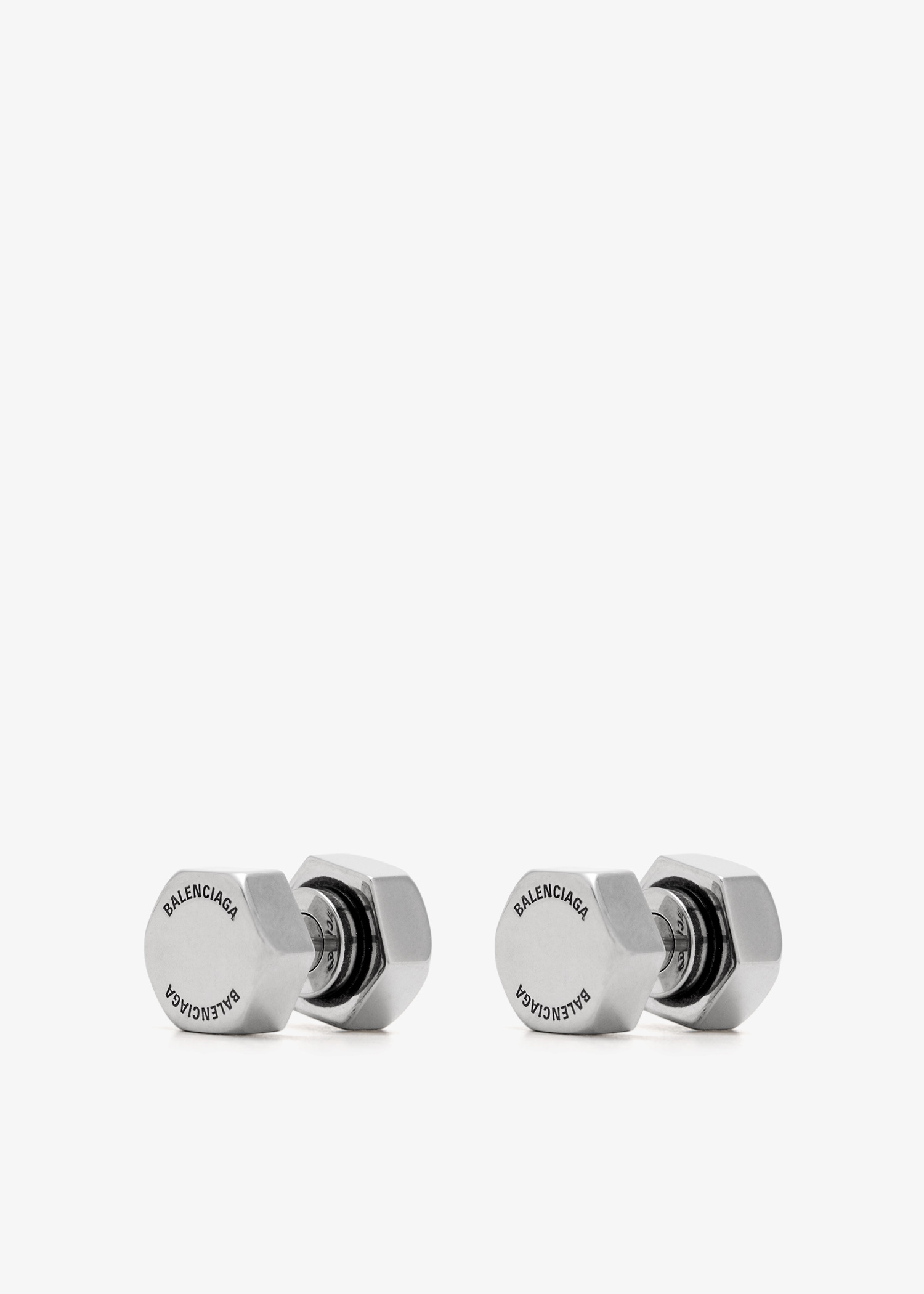 Balenciaga Garage double screw earrings for ADULT-UNISEX, Men