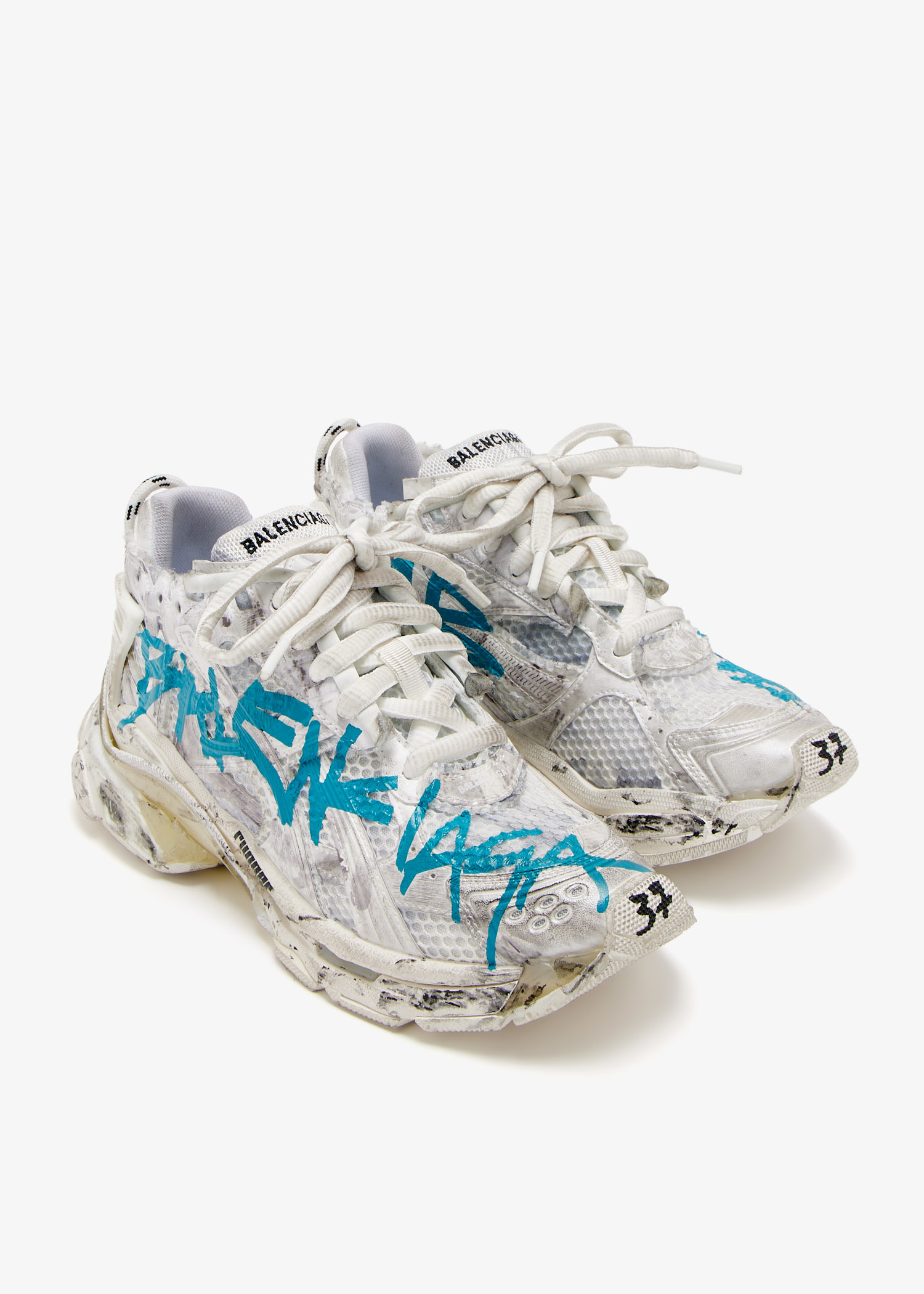 Balenciaga Runner Graffiti sneakers for Women - White in UAE