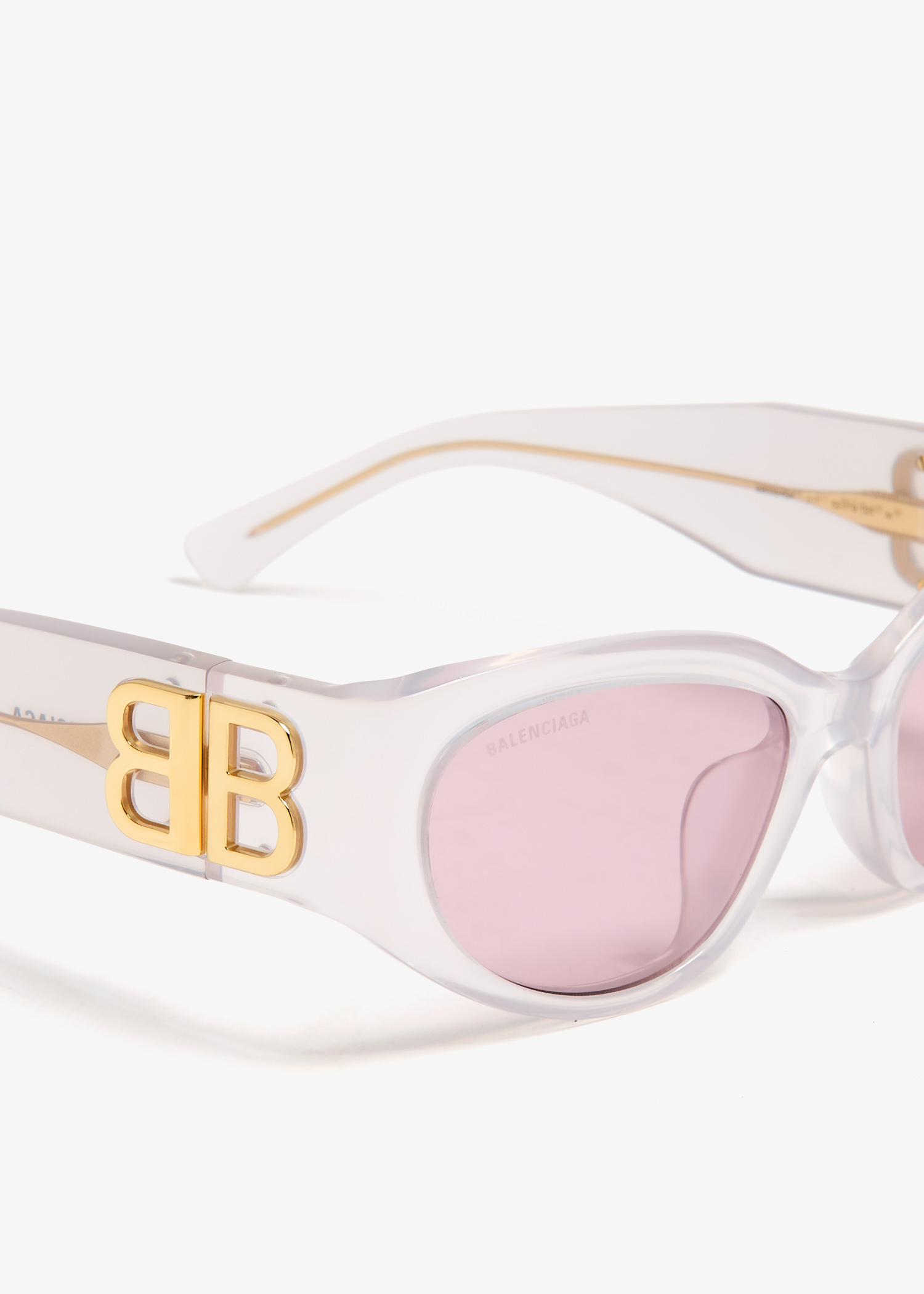 新品BALENCIAGA BOSSY ROUND Women's Bossy Round Af Sunglasses in Black | Balenciaga US