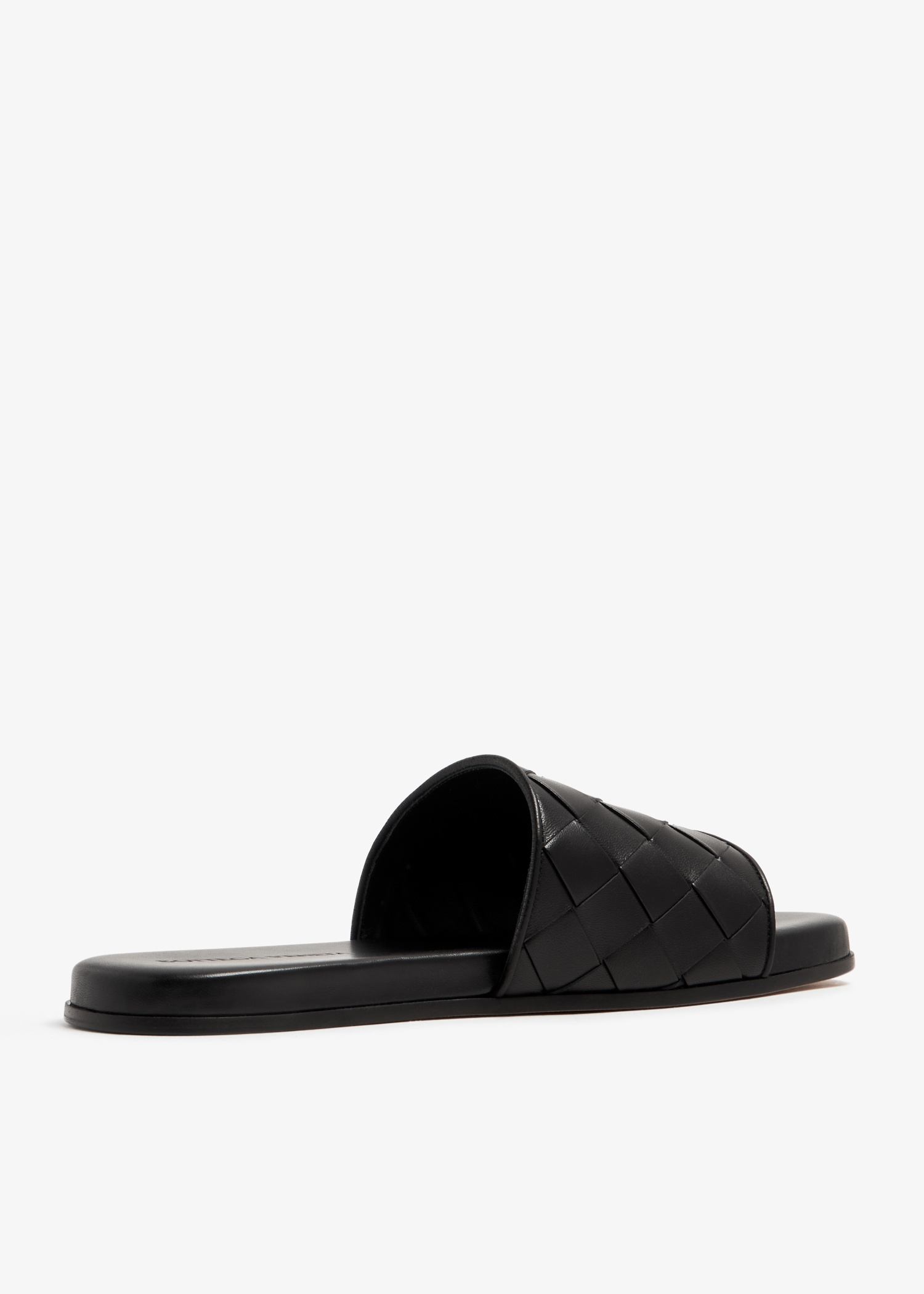 サンダル BOTTEGA VENETA  Bottega Veneta Sandals Men Leather Black Leather sandals Bottega Veneta Black size 41 IT in Leather