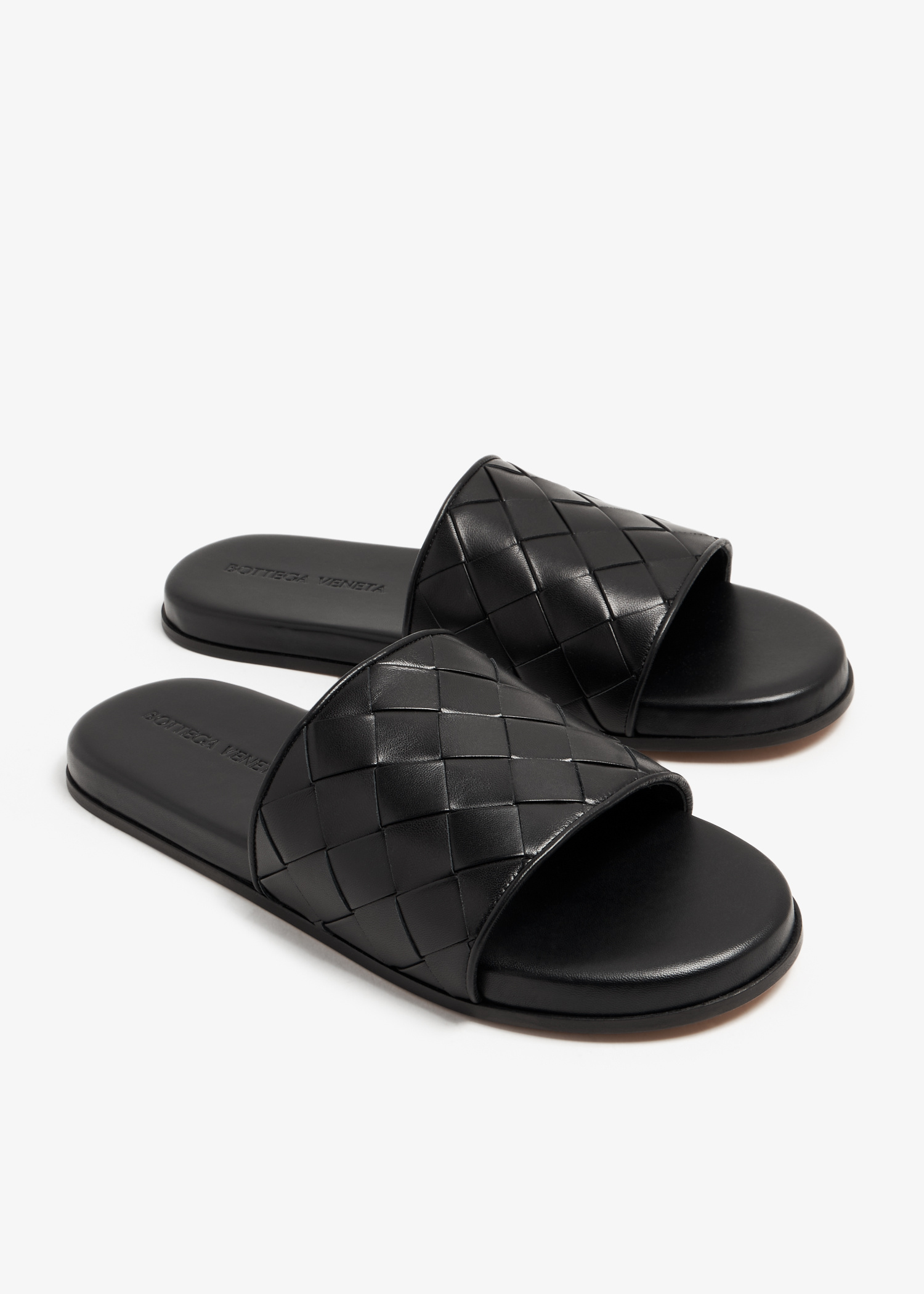 Bottega Veneta Sunday sandals for Men - Black in USA | Level  display picture 1