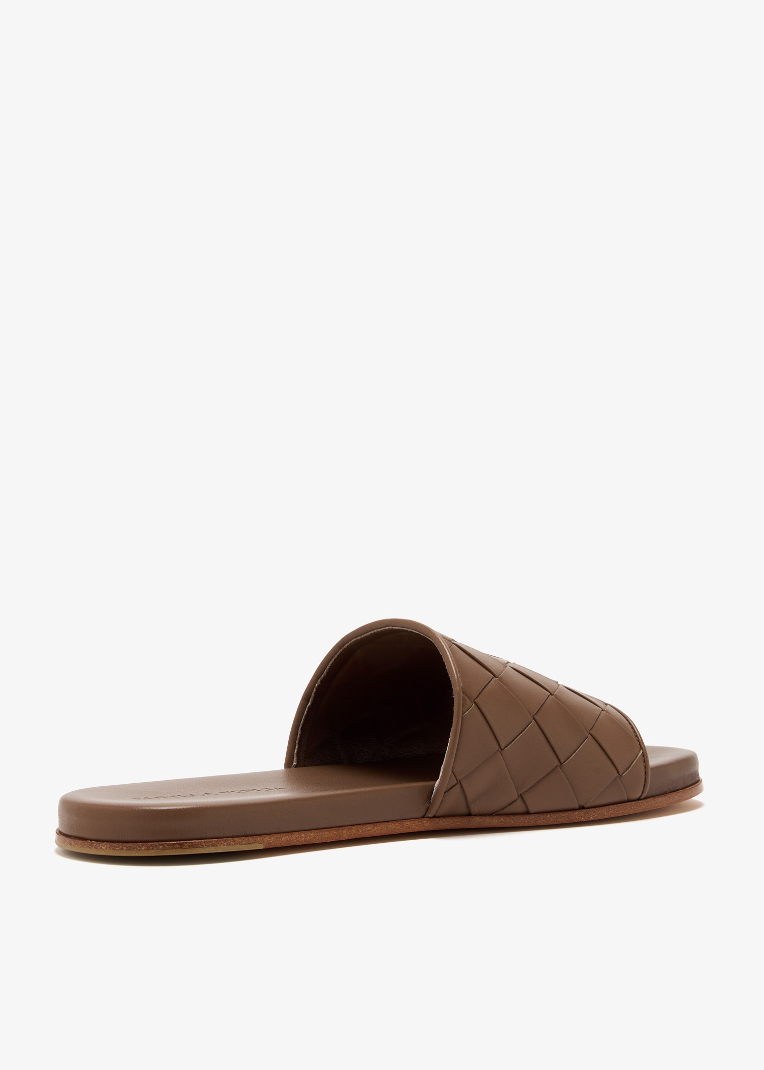サンダル BOTTEGA VENETA Brown leather Wave slippers Bottega Veneta Brown Leather Wave Slippers | italist, ALWAYS