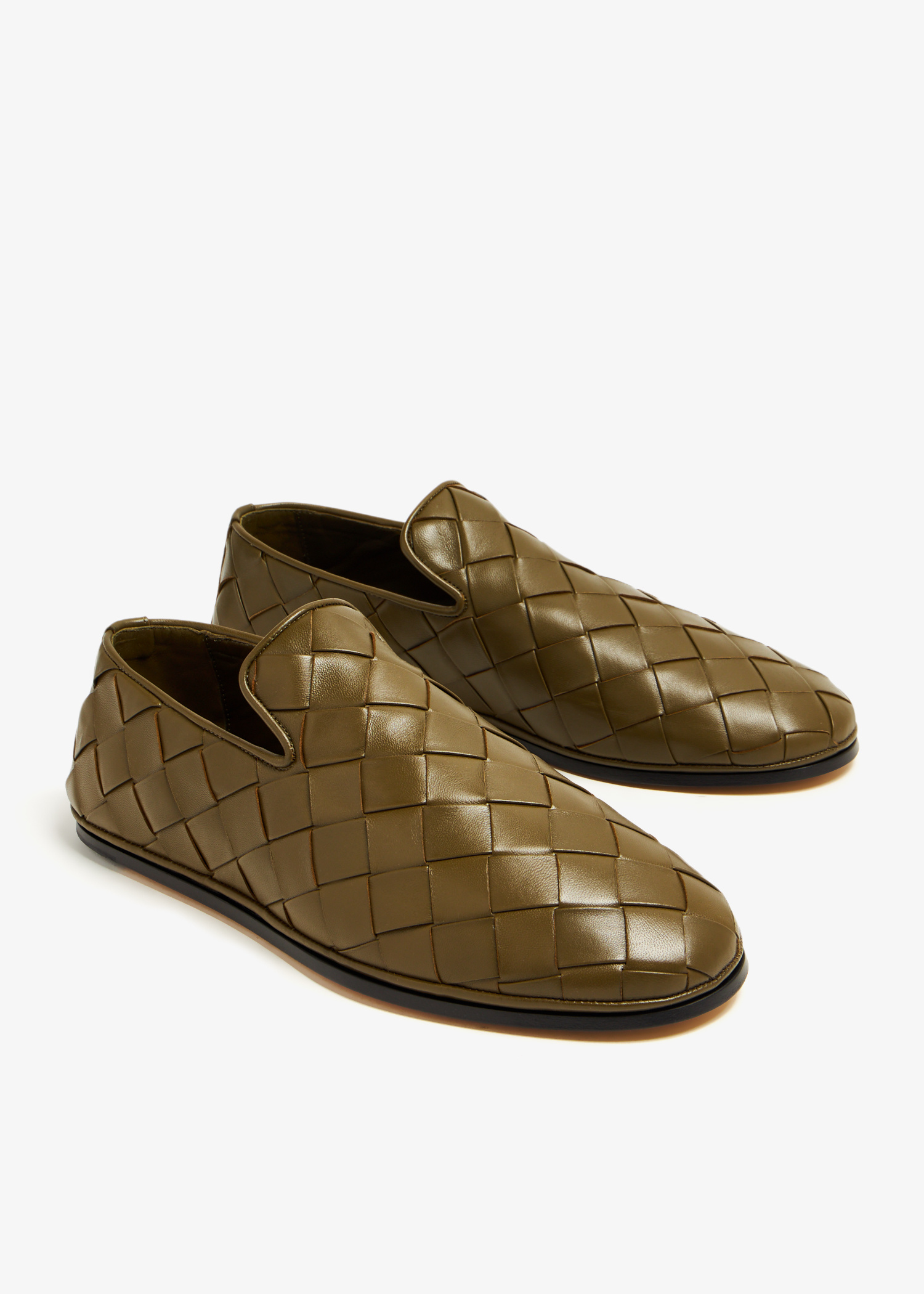 Bottega Veneta Sunday slippers for Men - Green in UAE | Level Shoes