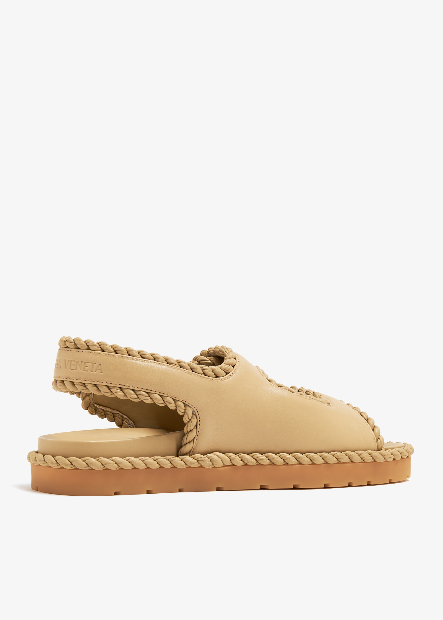 Bottega Veneta Jack flat sandals for Women - Beige in UAE
