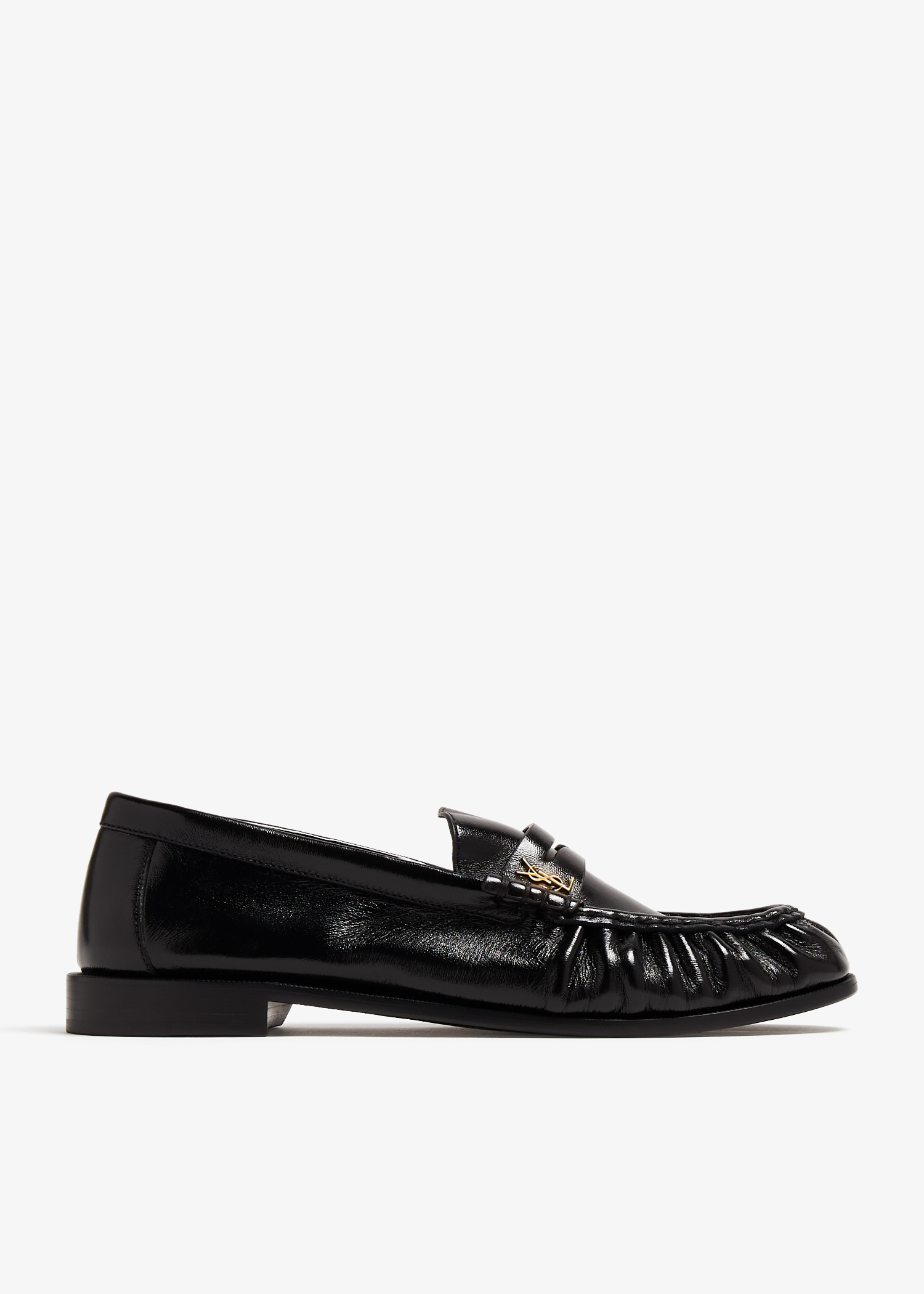 Saint Laurent Le Monogram penny loafers for Men - Black in