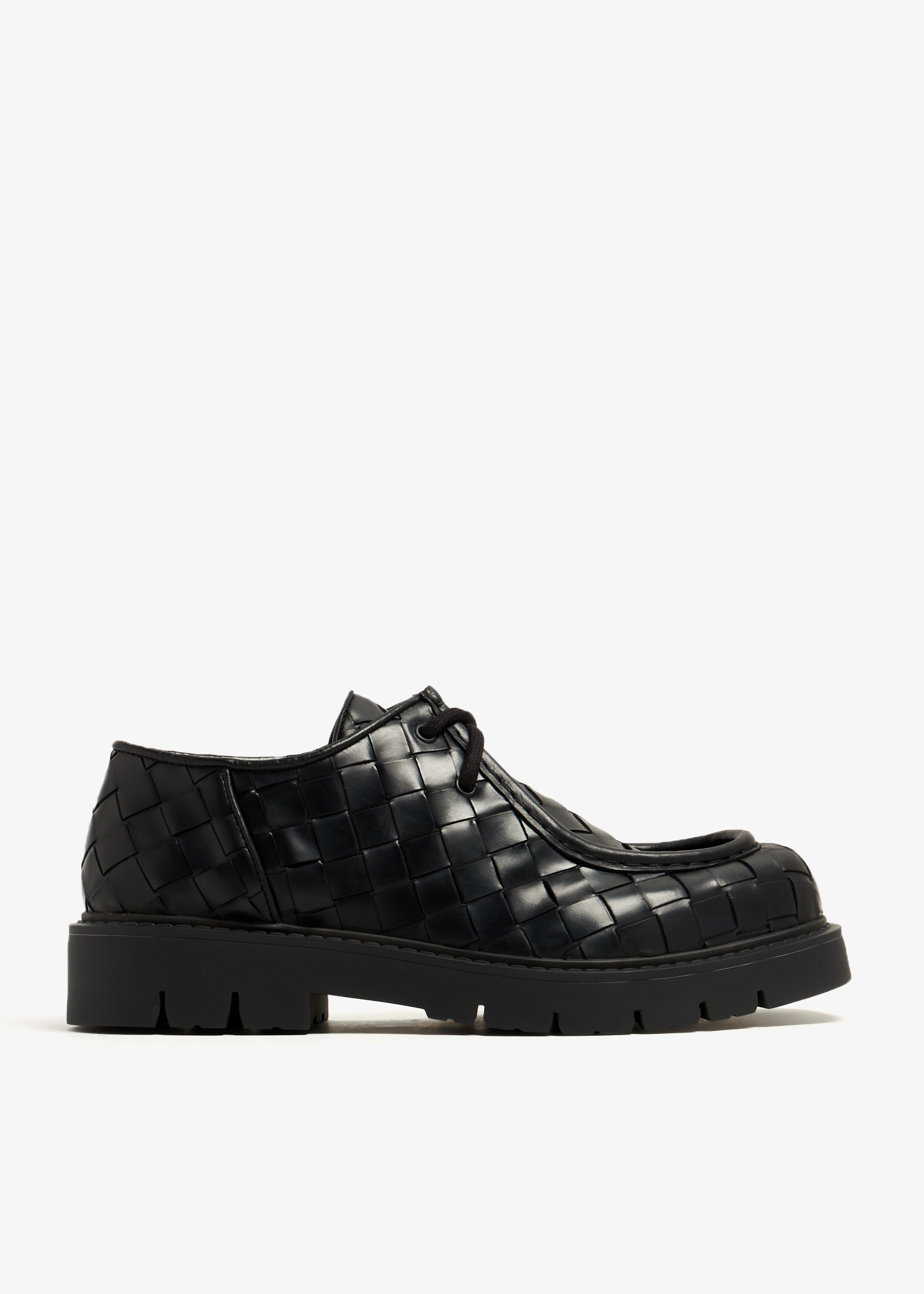 Bottega Veneta Haddock lace-up shoes for Men - Black in