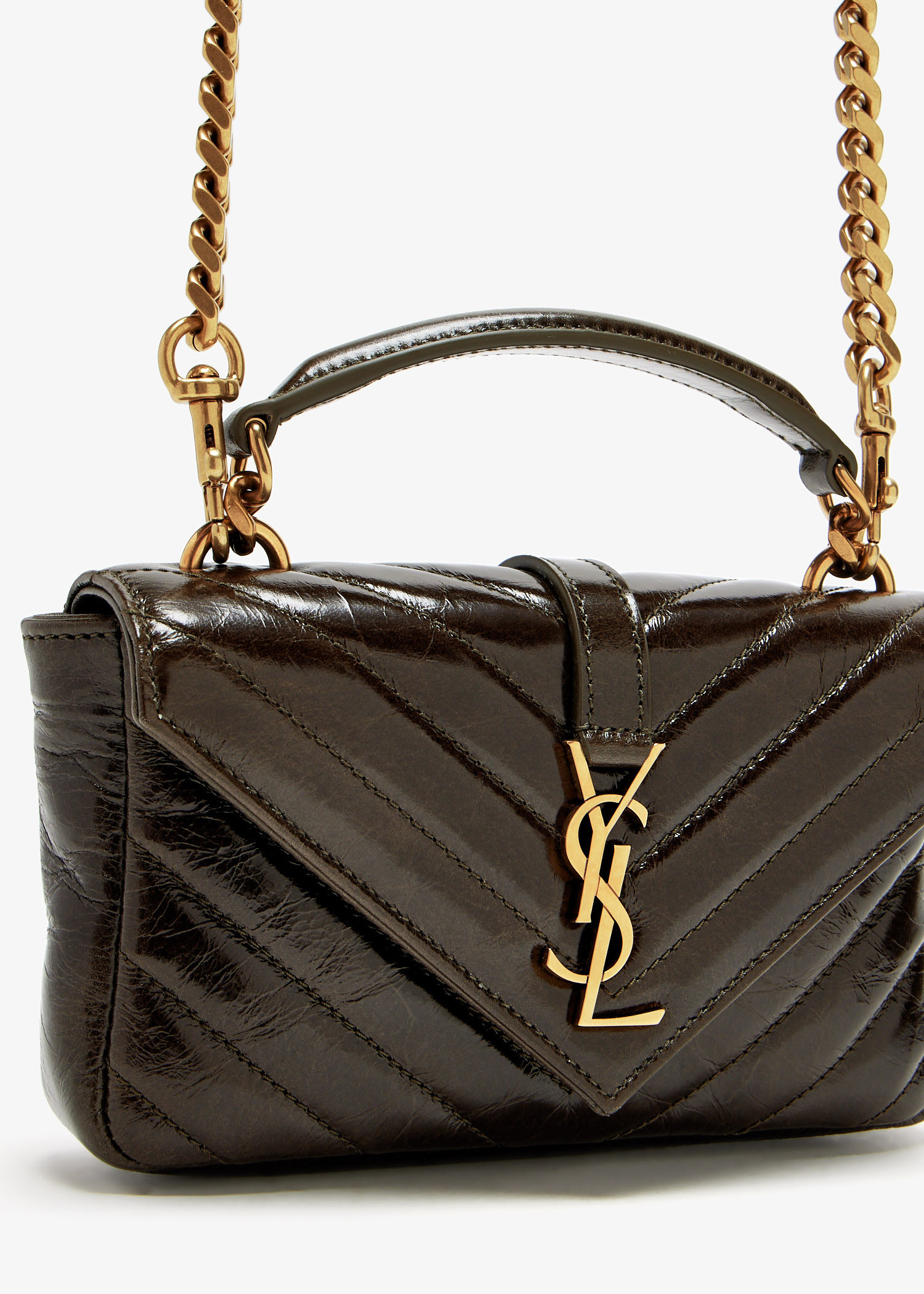 Saint Laurent College mini bag for Women - Green in KSA